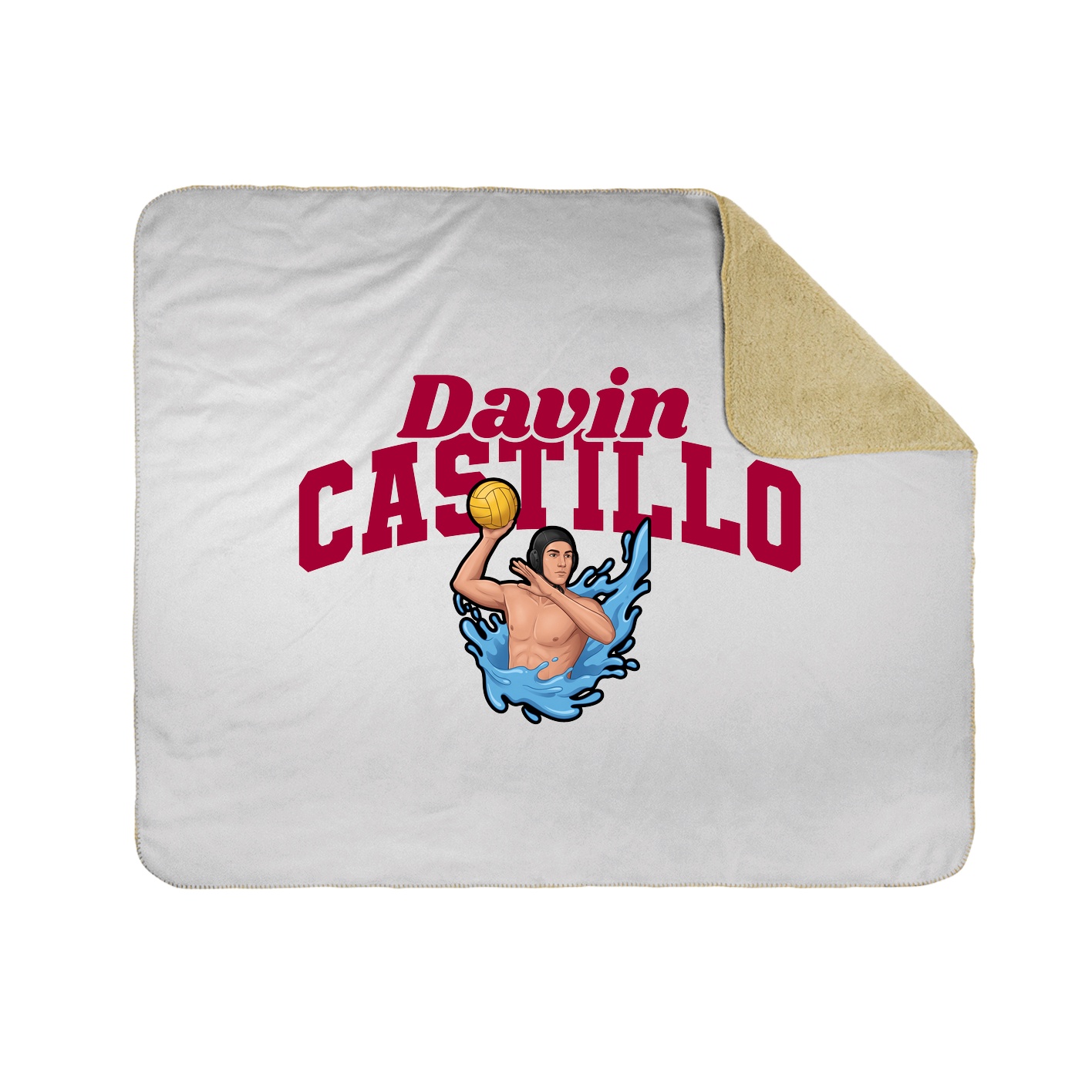 Throw Blanket — Signature Arch in White