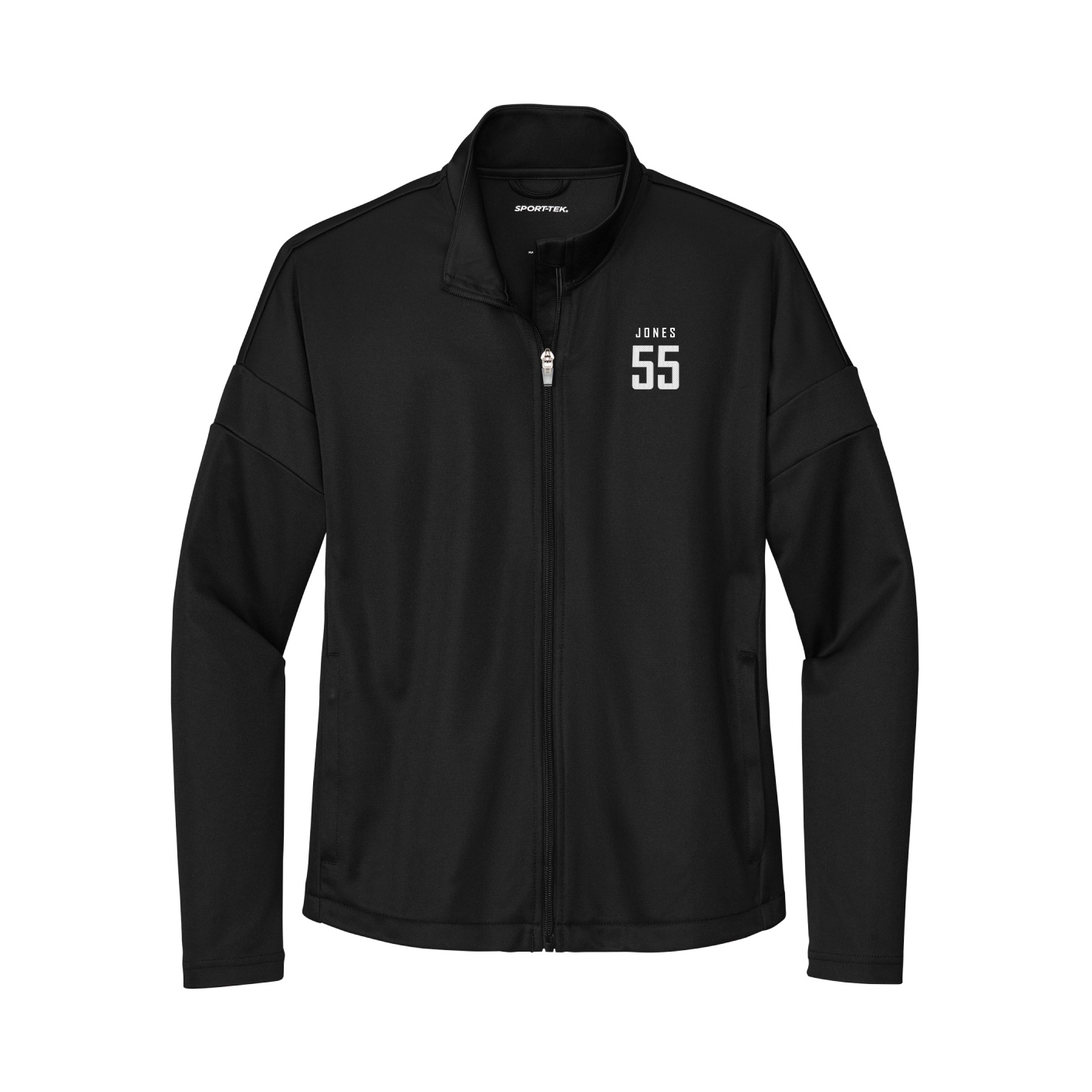 Womens Team Travel Full-Zip Jacket — Mesh Shirsey in Black