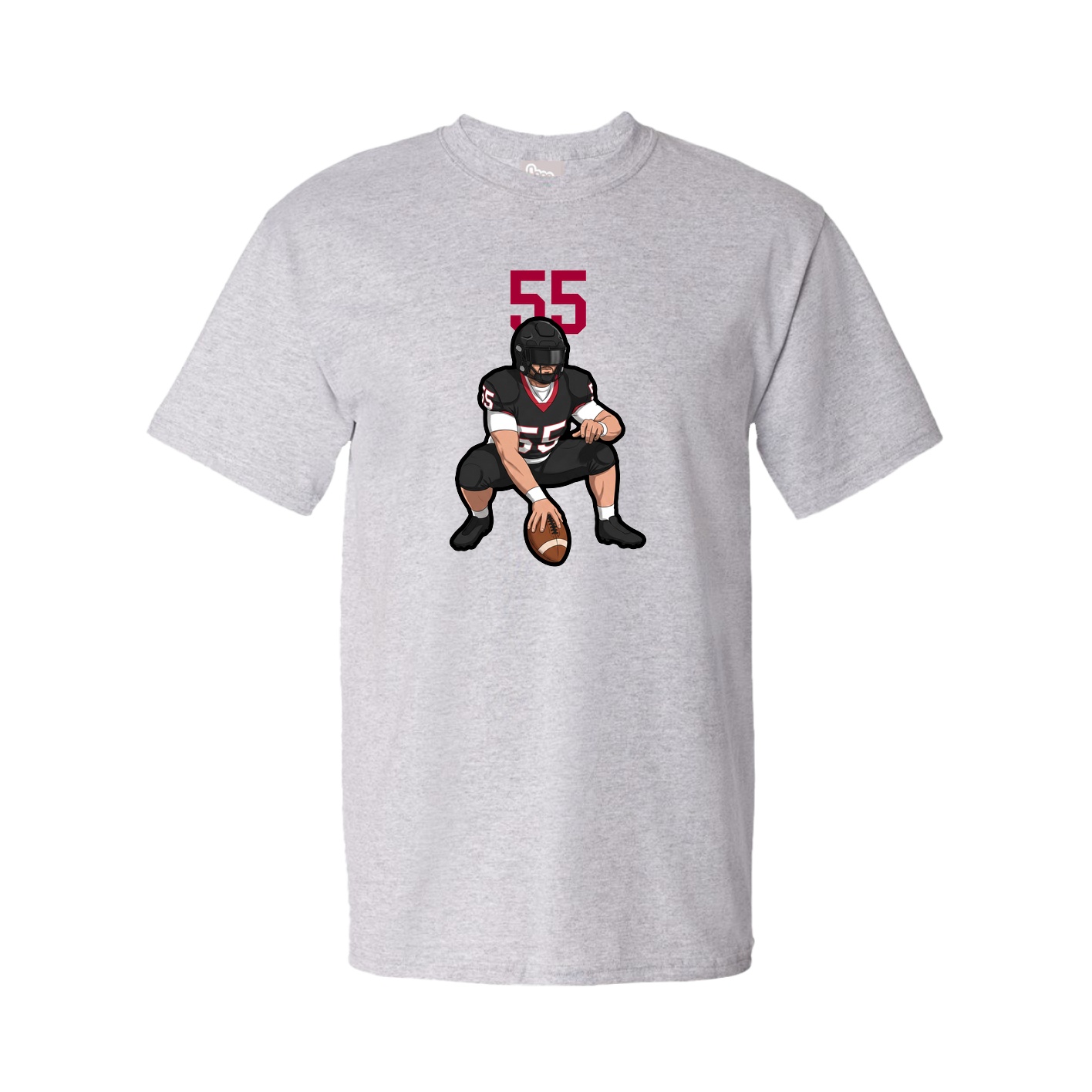 Tee — Number Top in Grey