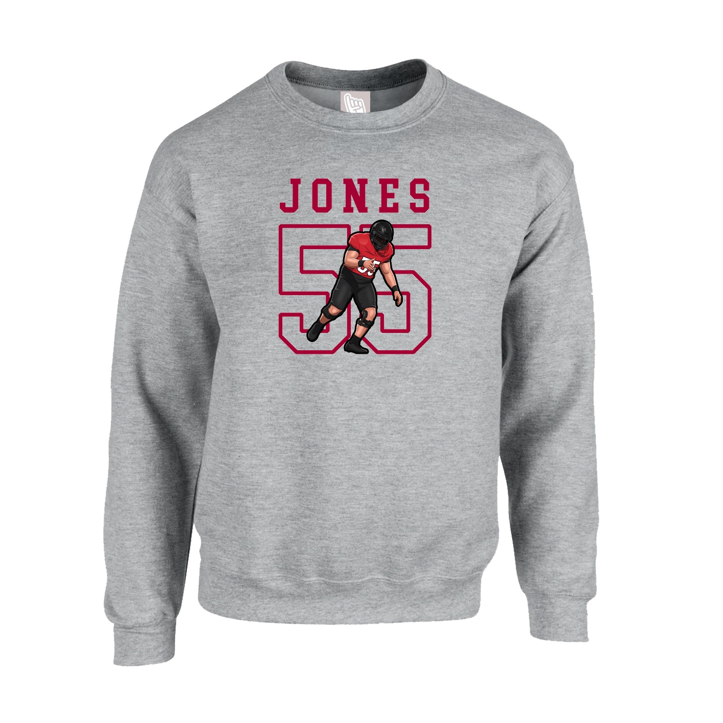 Fleece Crew — Shirsey in Grey