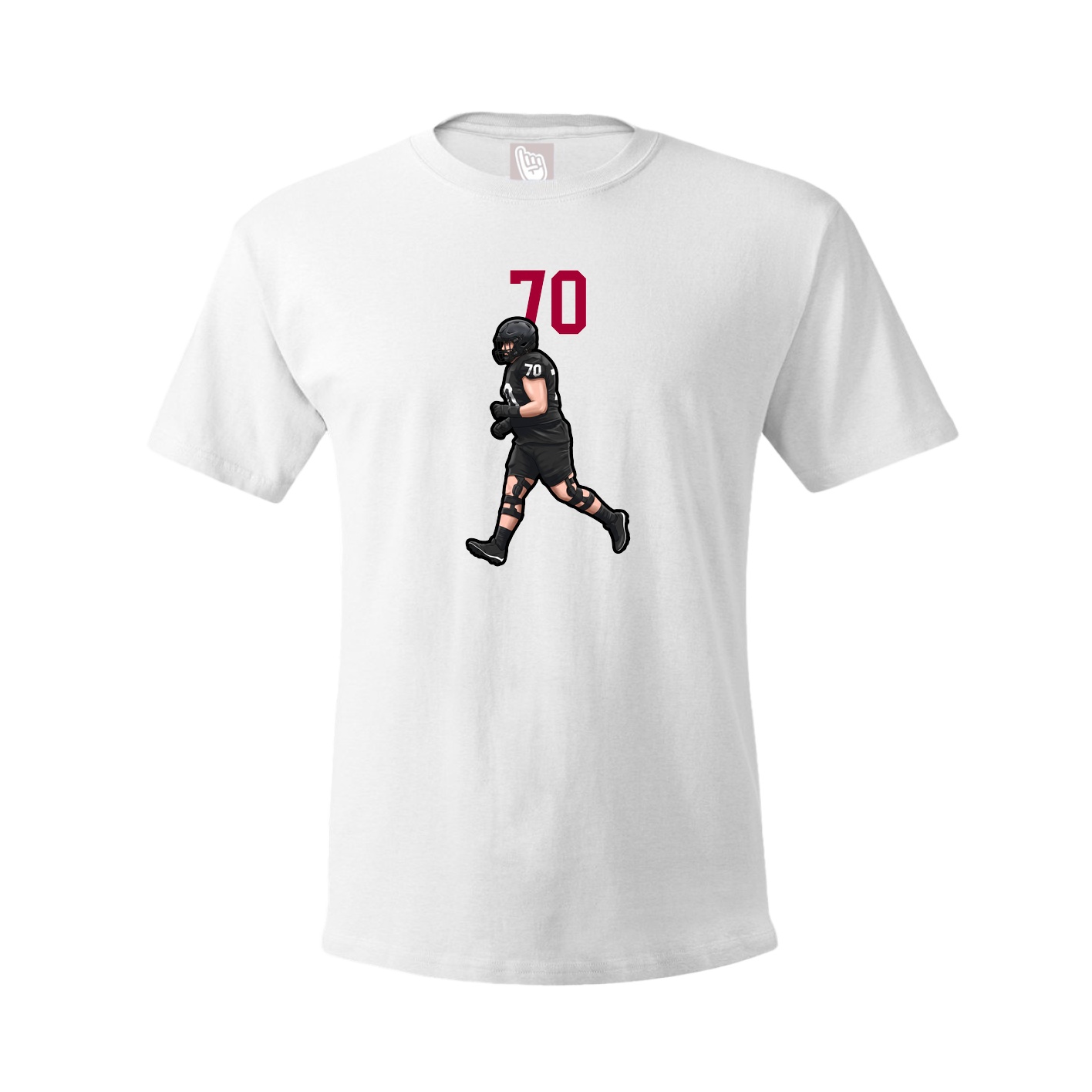 Tee — Number Top in White