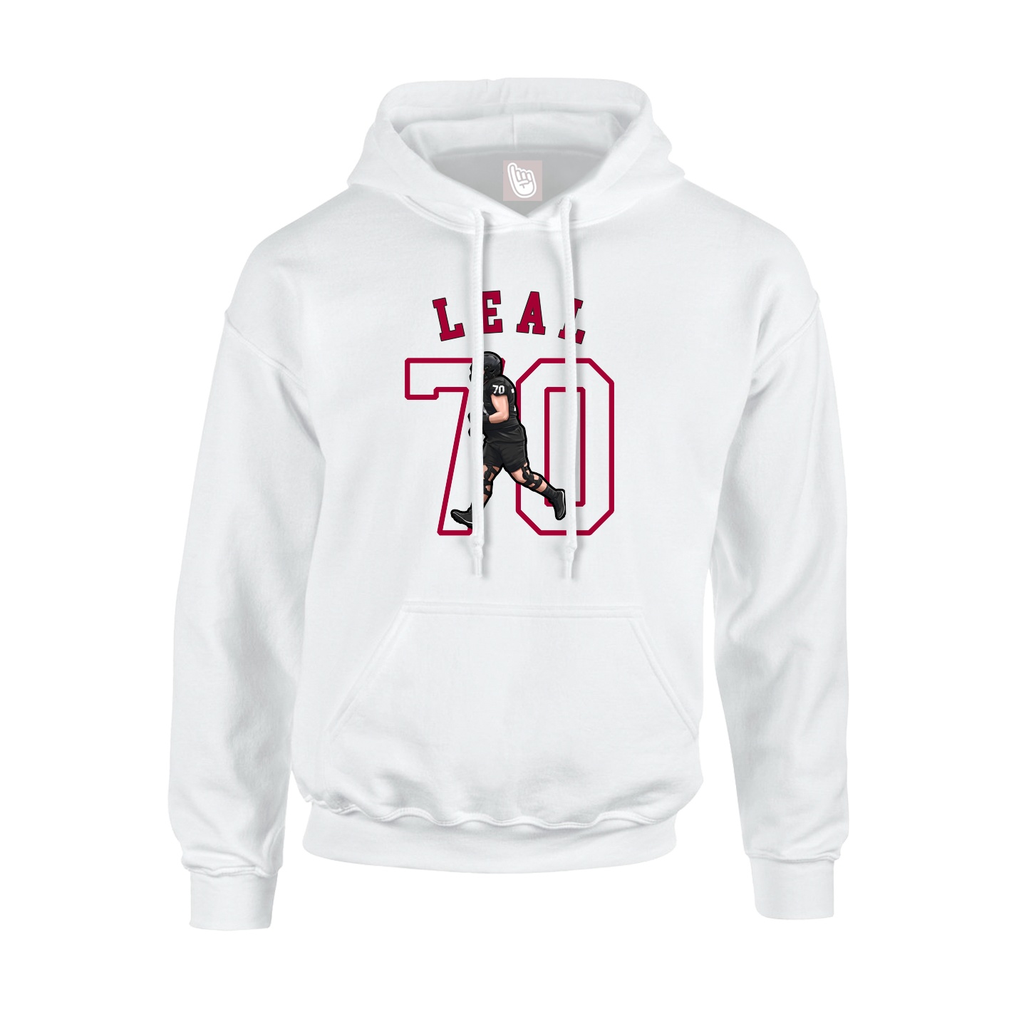Hoodie — Shirsey Arch in White