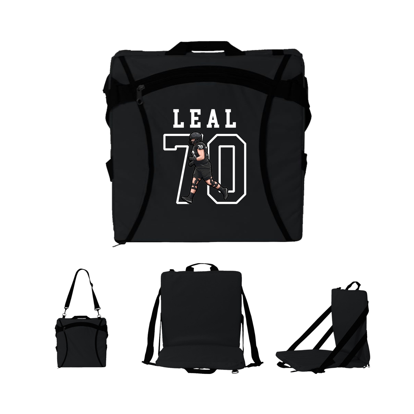 Folding Stadium Seat — Shirsey in Black