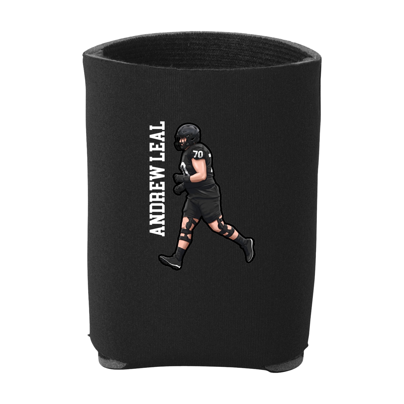 Can Holder — Name Vertical in Black