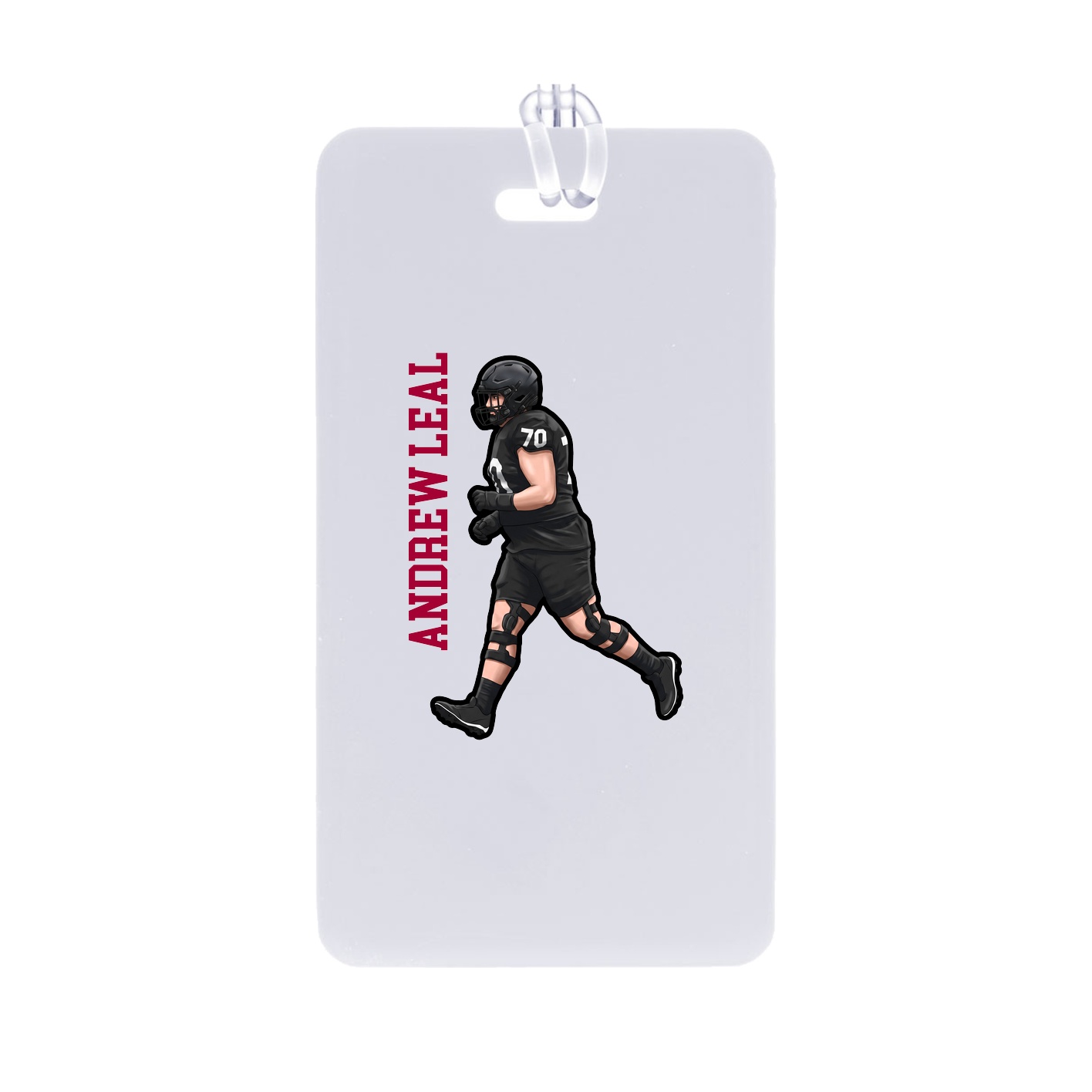 Bag Tag — Name Vertical in Classic