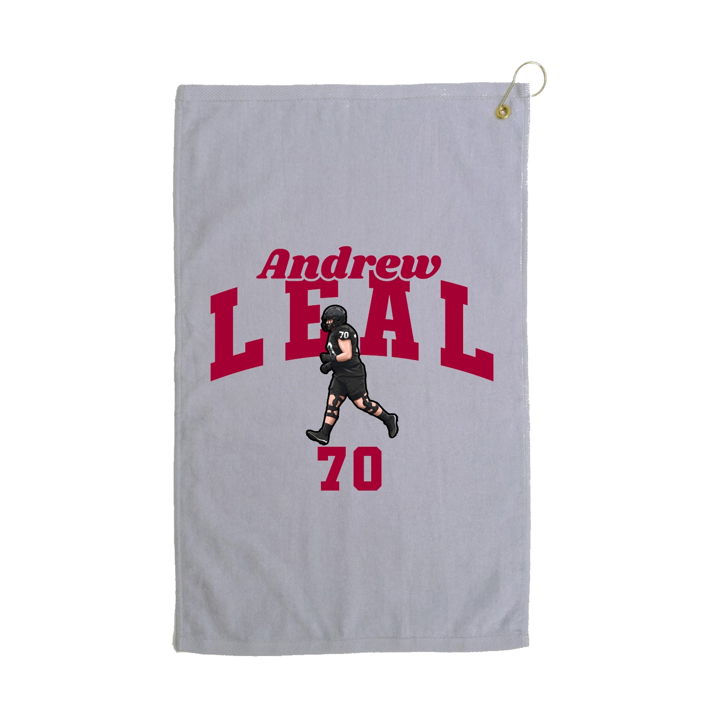 Golf Towel — Signature Arch in Grey