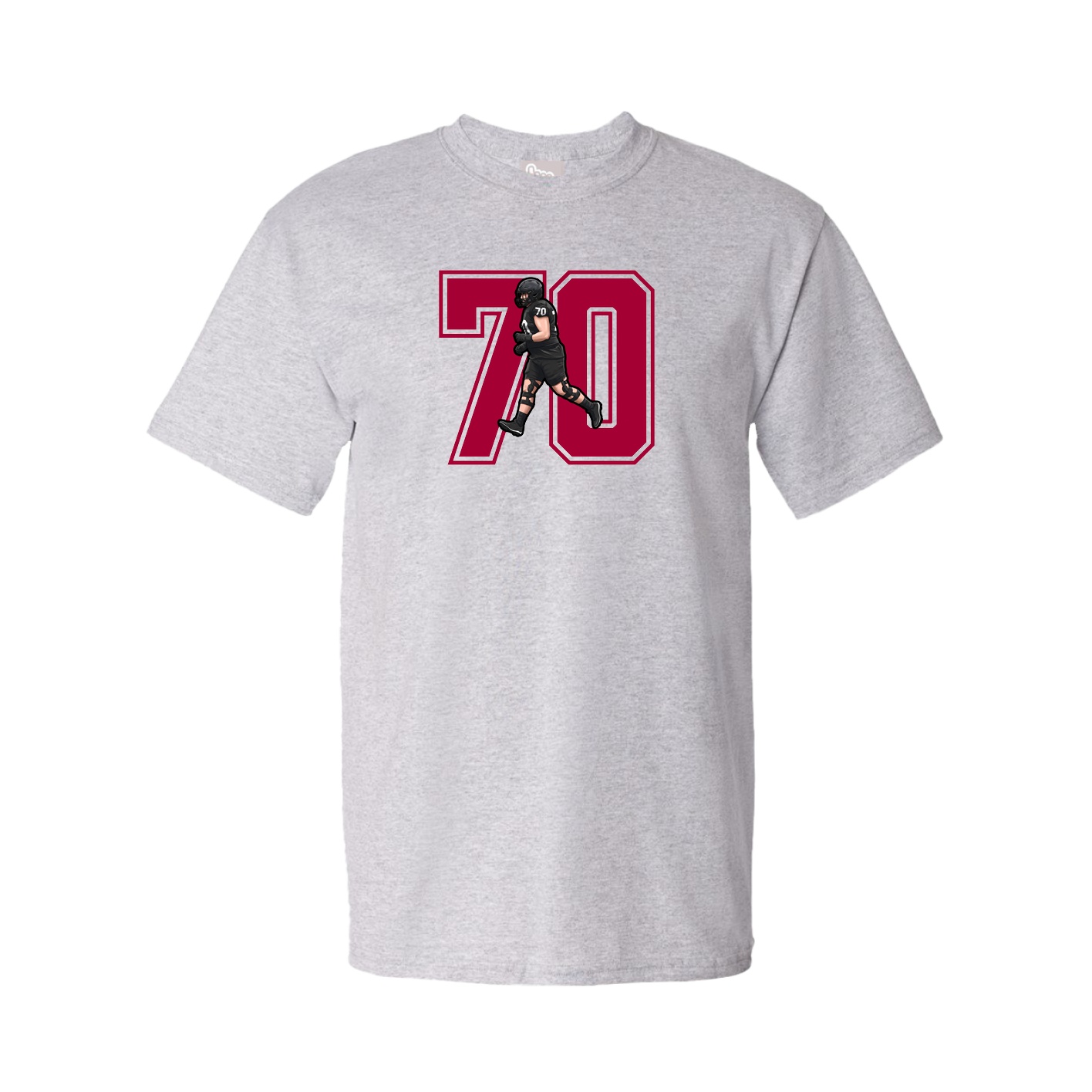 Youth Tee — Number in Grey