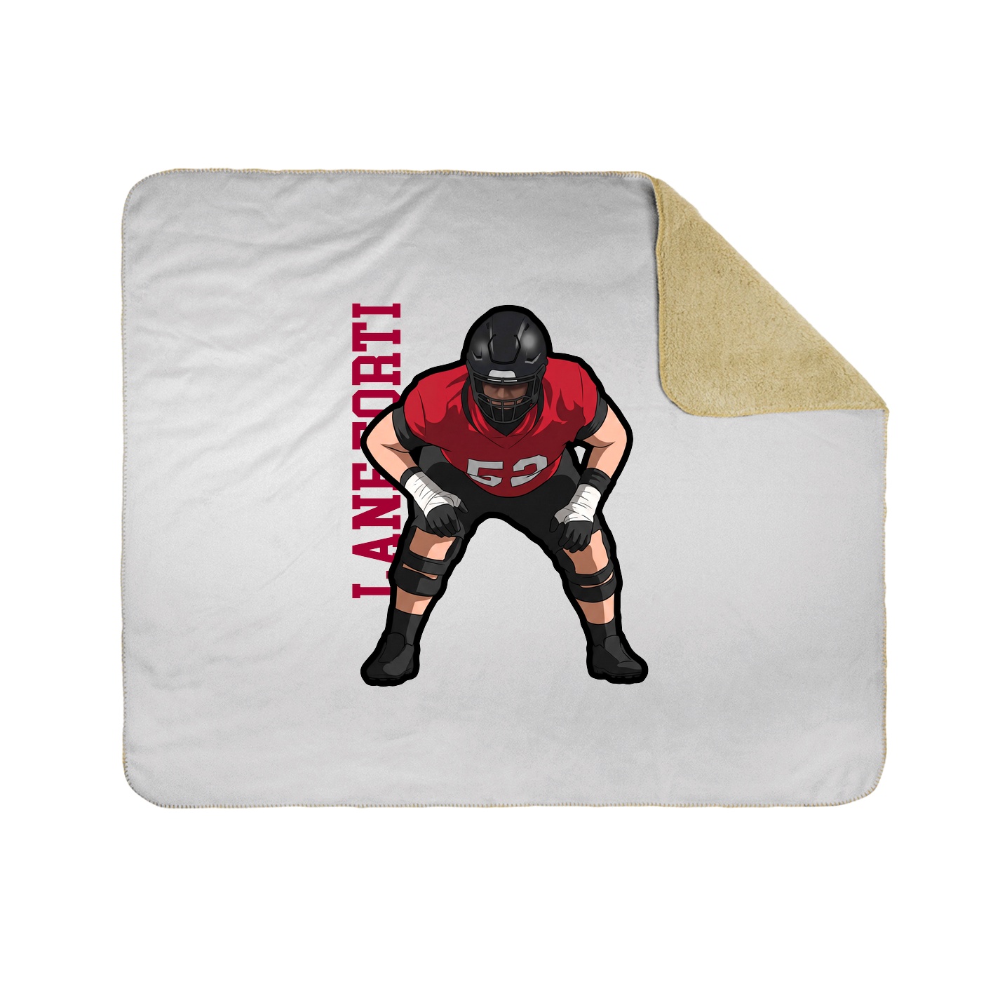 50x60 Sherpa Lined Throw Blanket