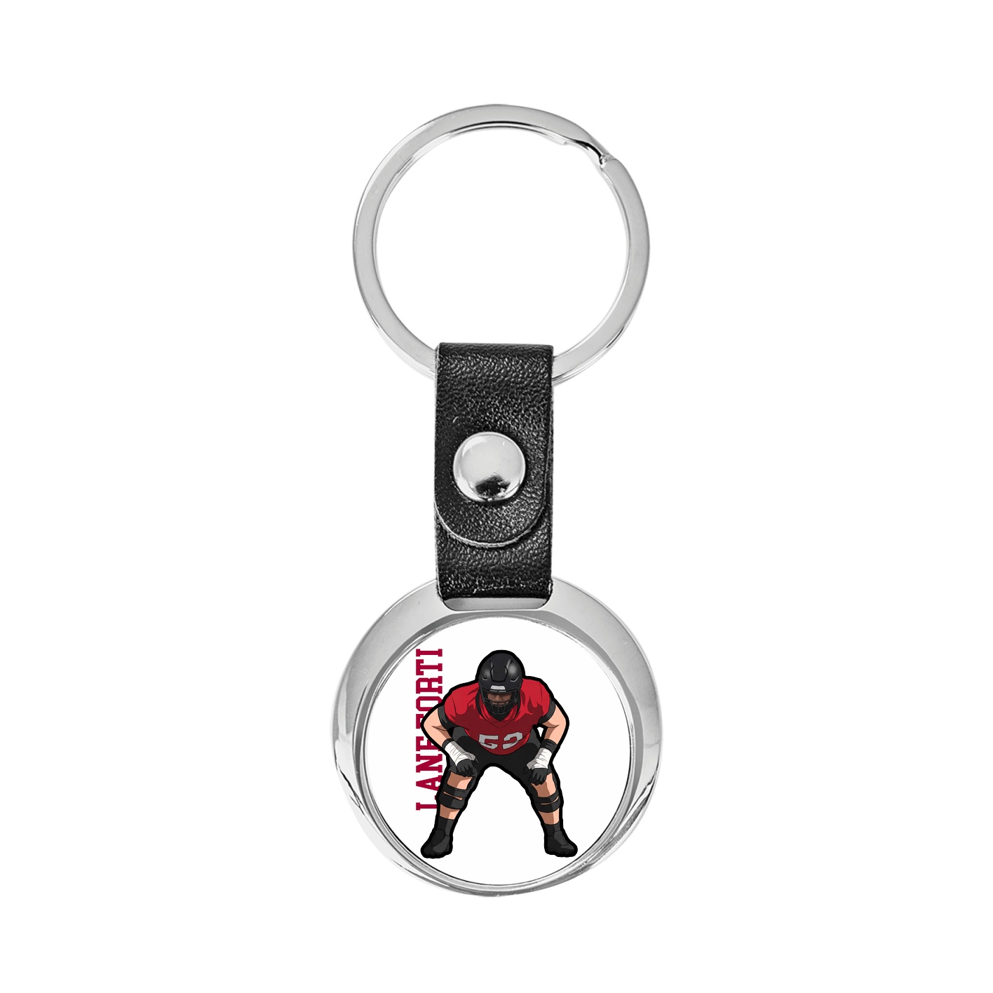 Key Chain — Name Vertical in Classic