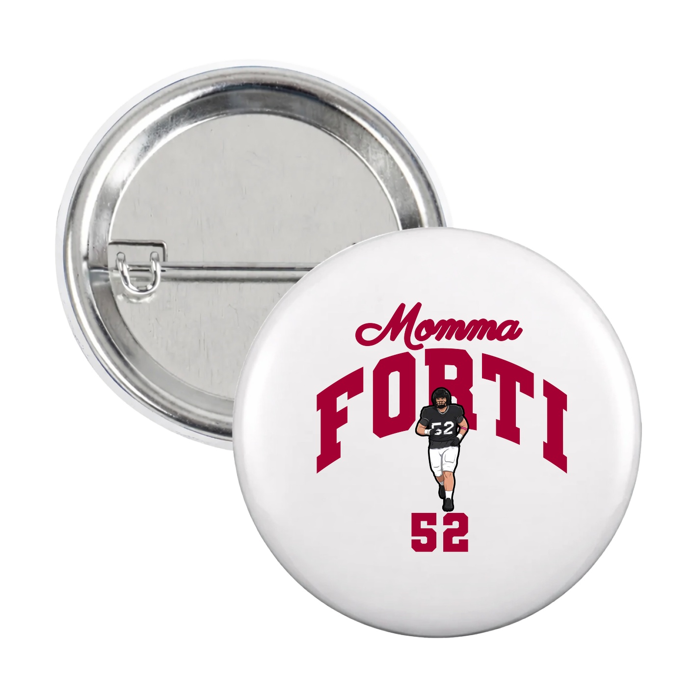 Game Day Button — Mothers Day Arch in White