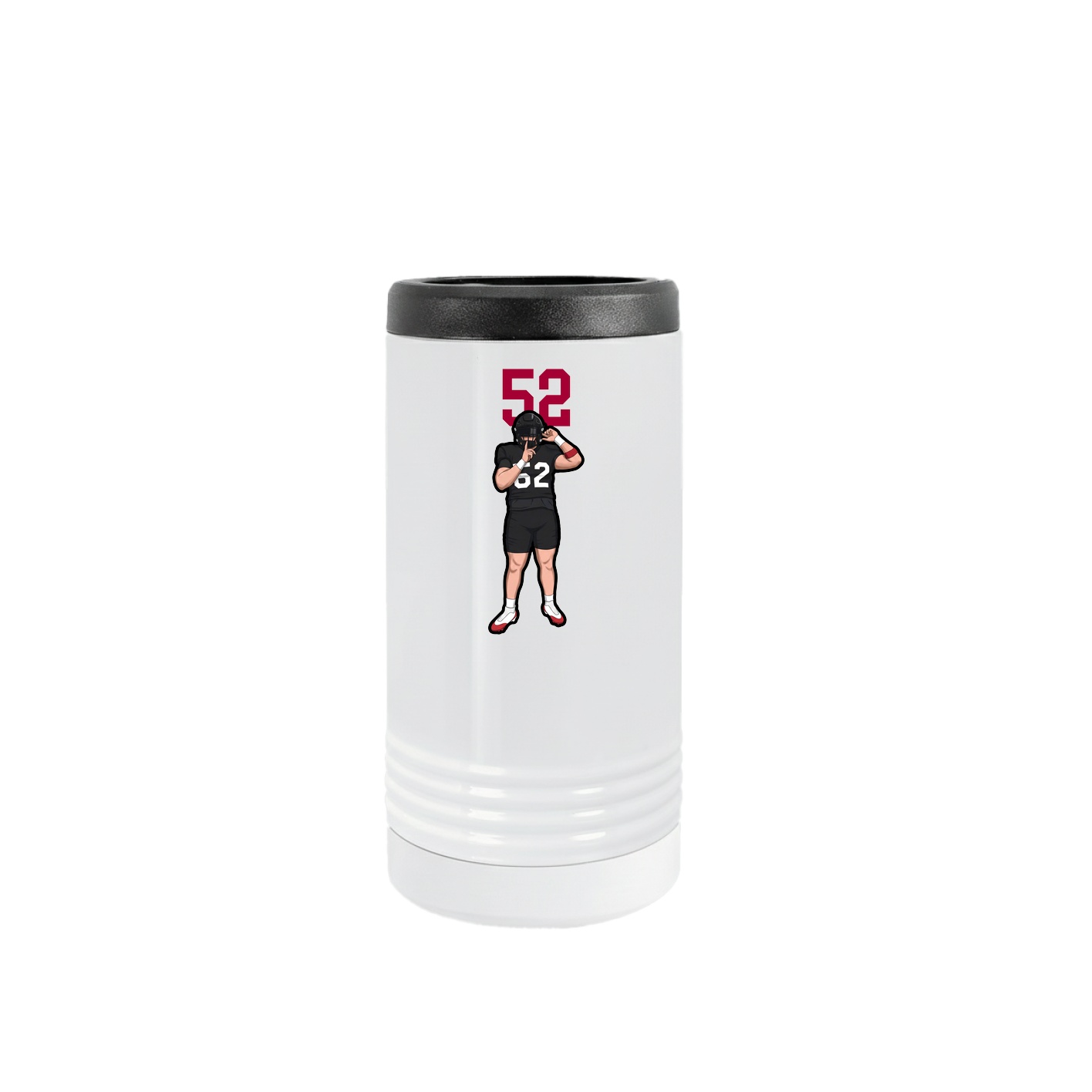 Slim Beverage Holder — Number Top in White