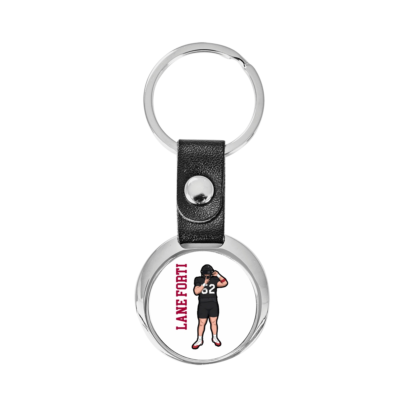 Key Chain — Name Vertical in Classic