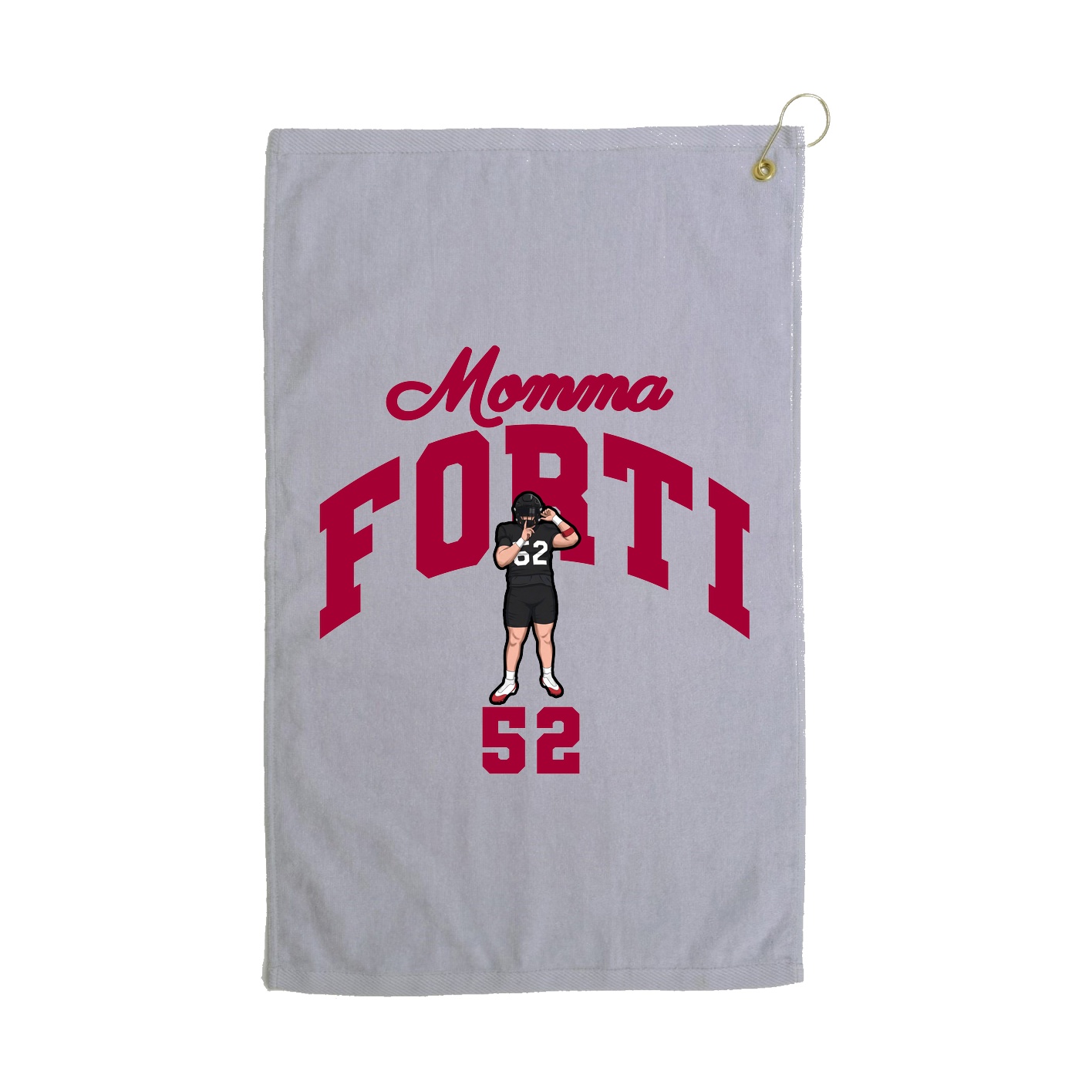 Golf Towel — Mothers Day Arch in Grey