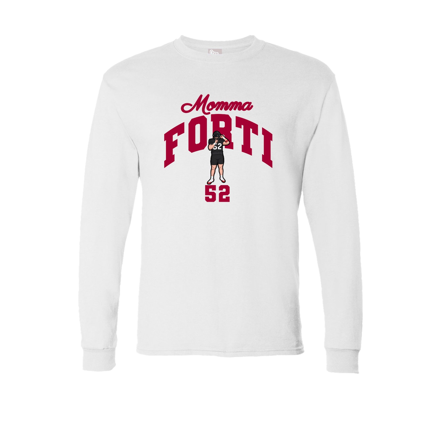 Long Sleeve Tee — Mothers Day Arch in White