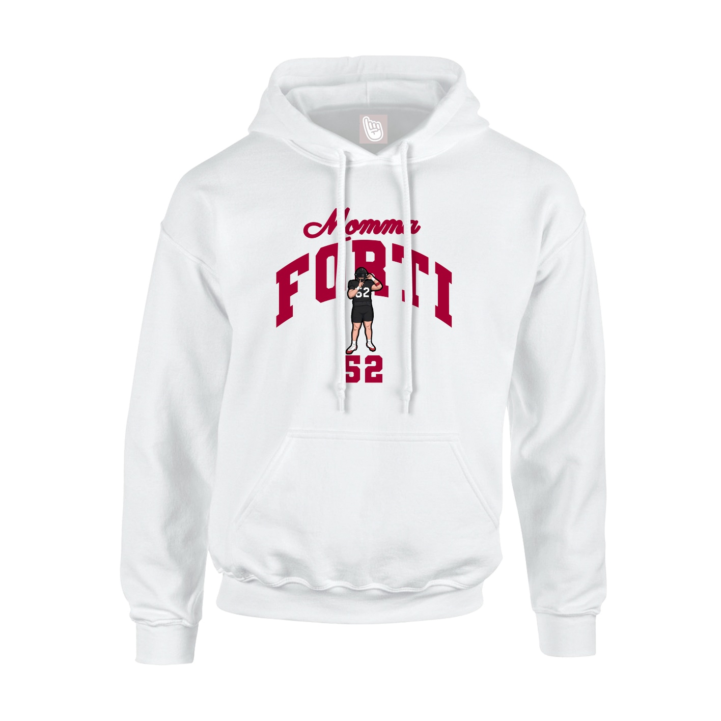 Youth Hoodie — Mothers Day Arch in White