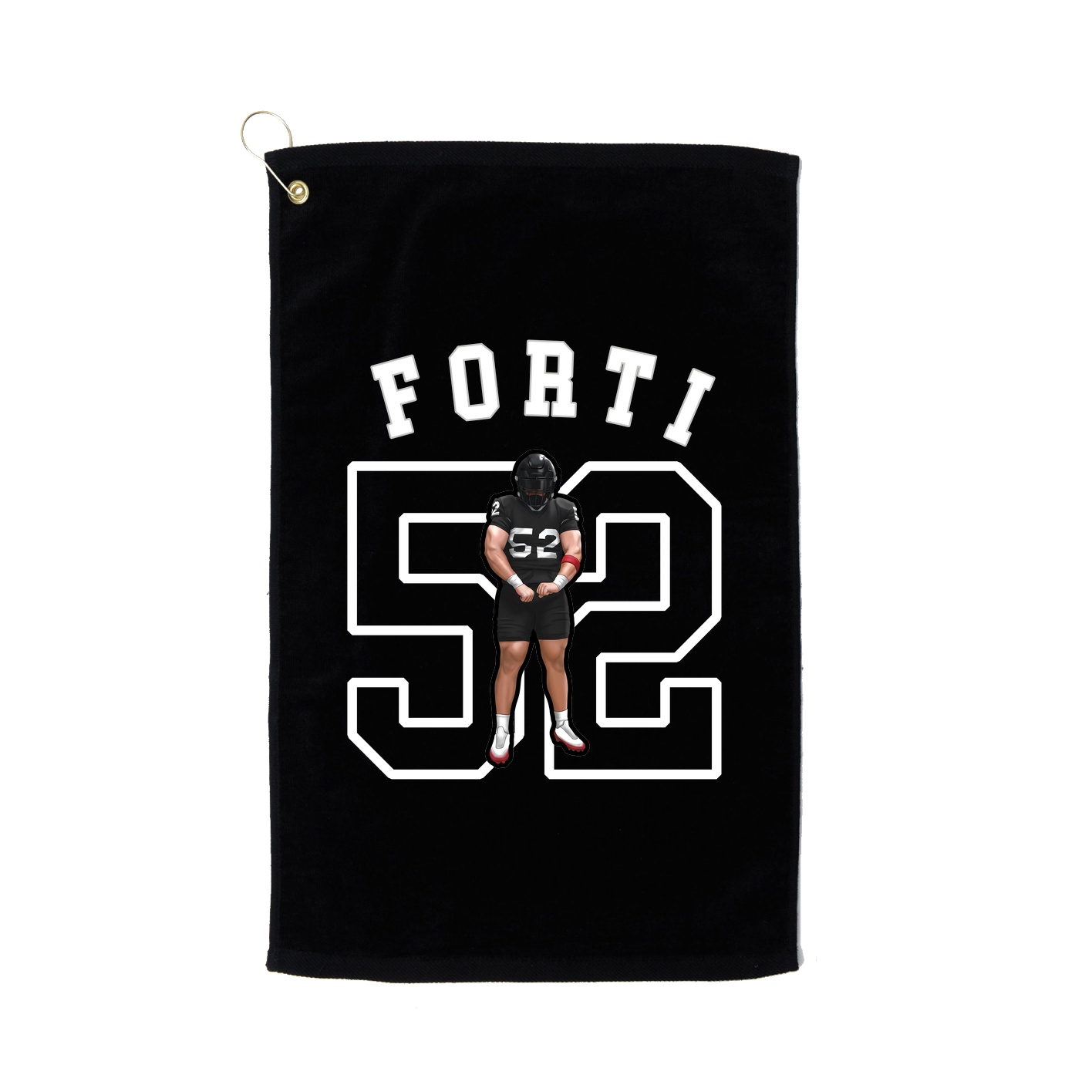 Golf Towel — Shirsey Arch in Black