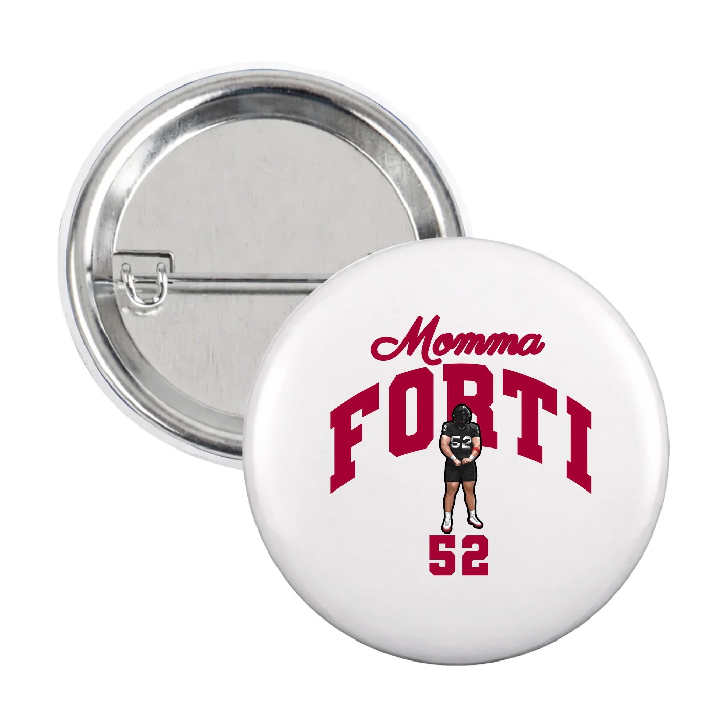 Game Day Button — Mothers Day Arch in White