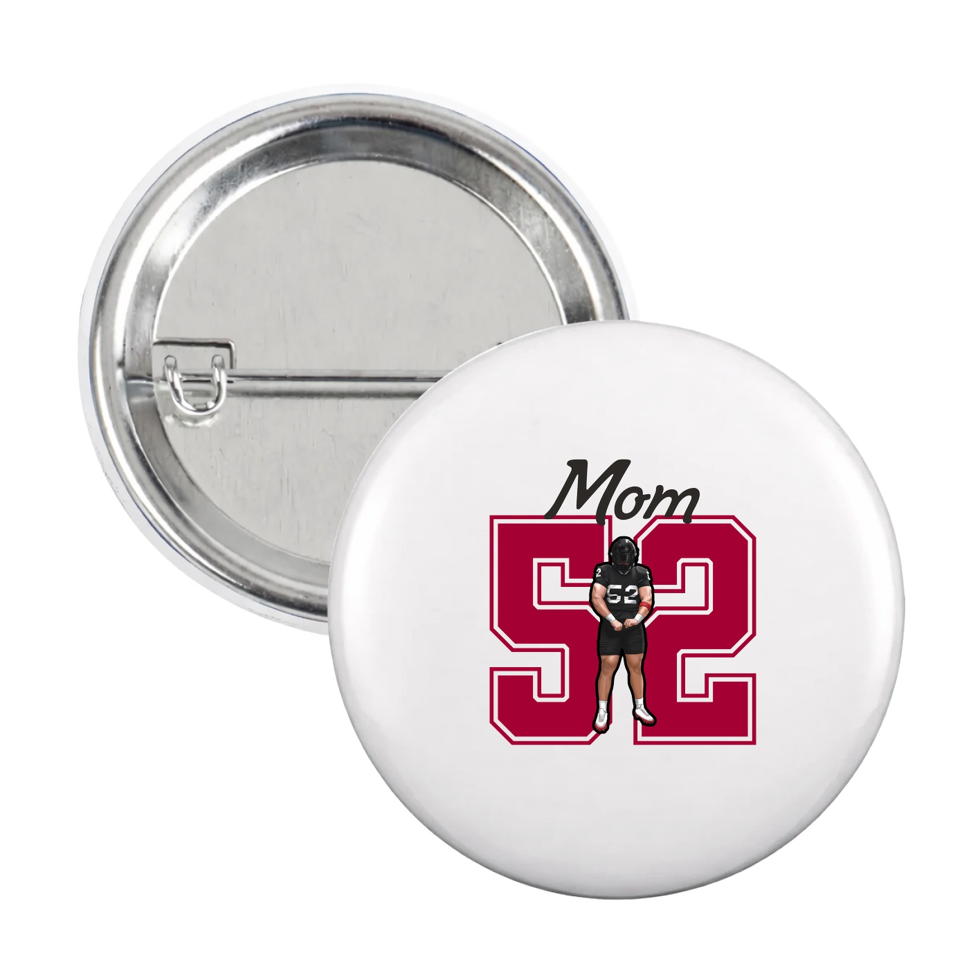 Game Day Button — Mothers Day Shirsey in White