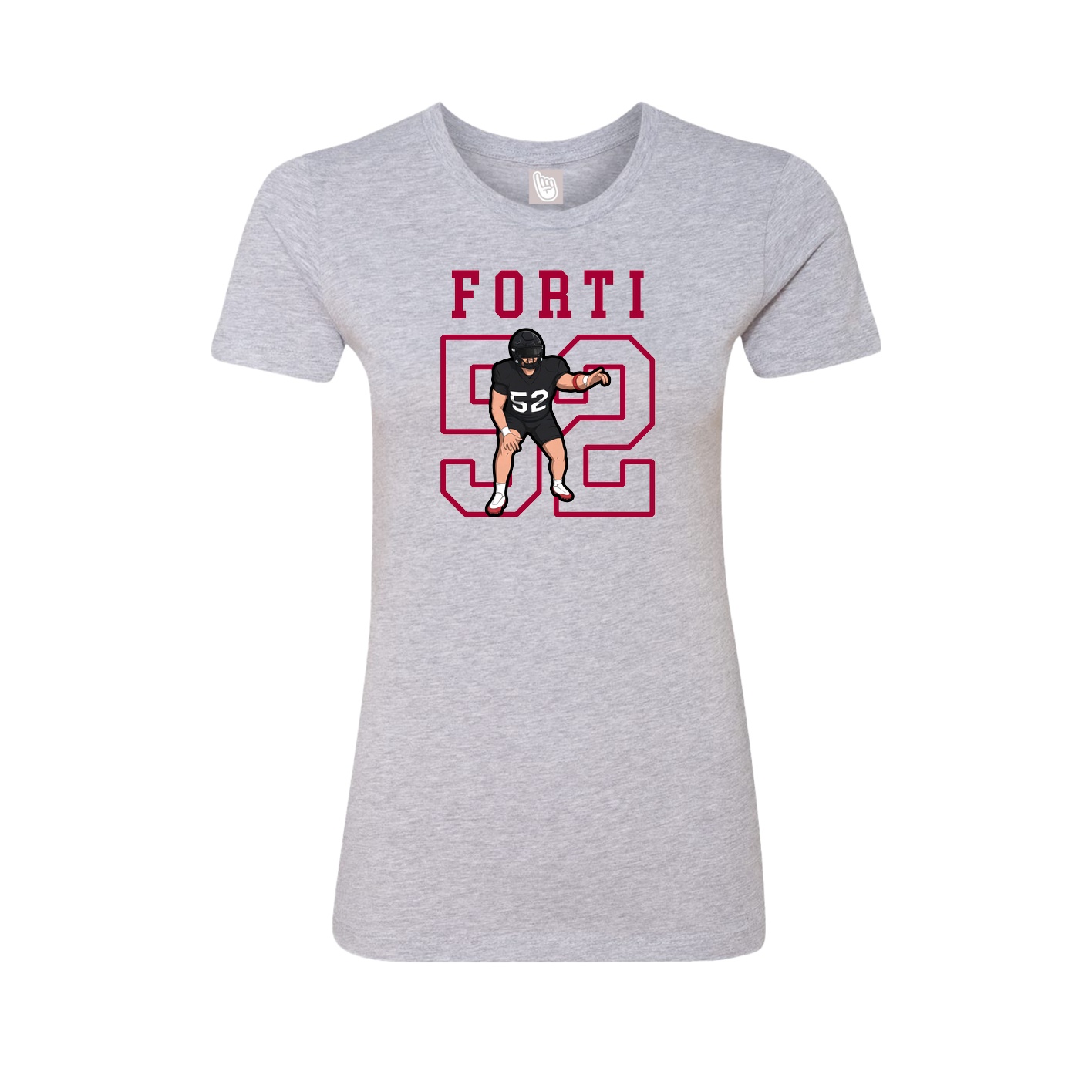 Fitted Women's Tee — Shirsey in Grey