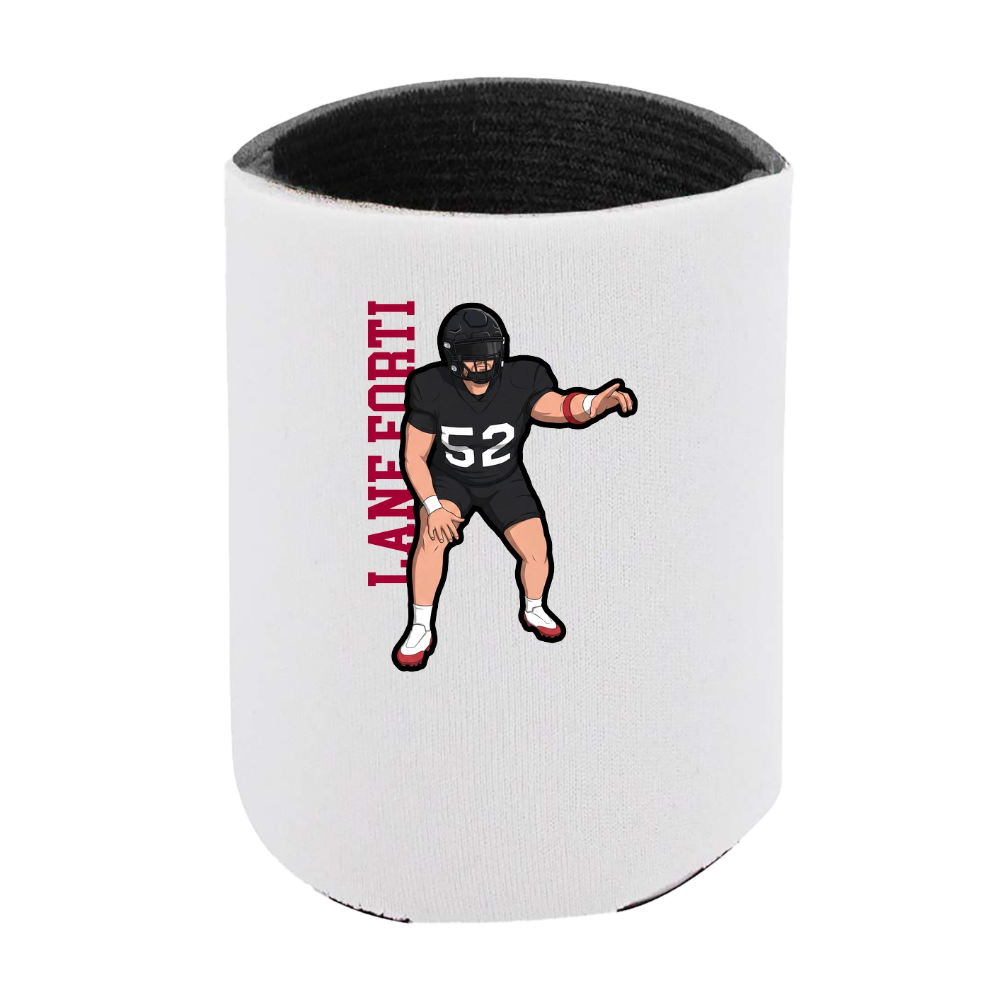 Can Holder — Name Vertical in White