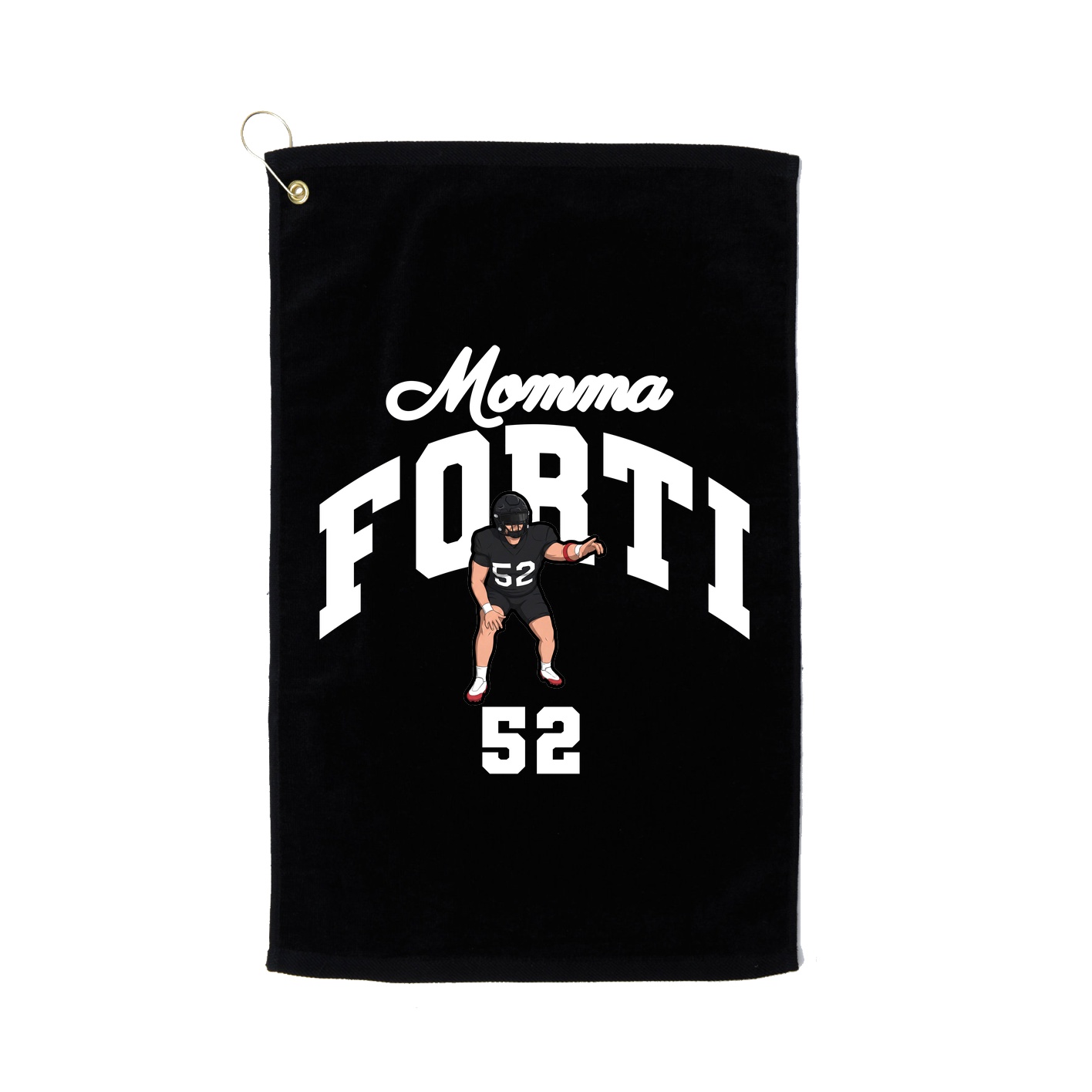 Golf Towel — Mothers Day Arch in Black