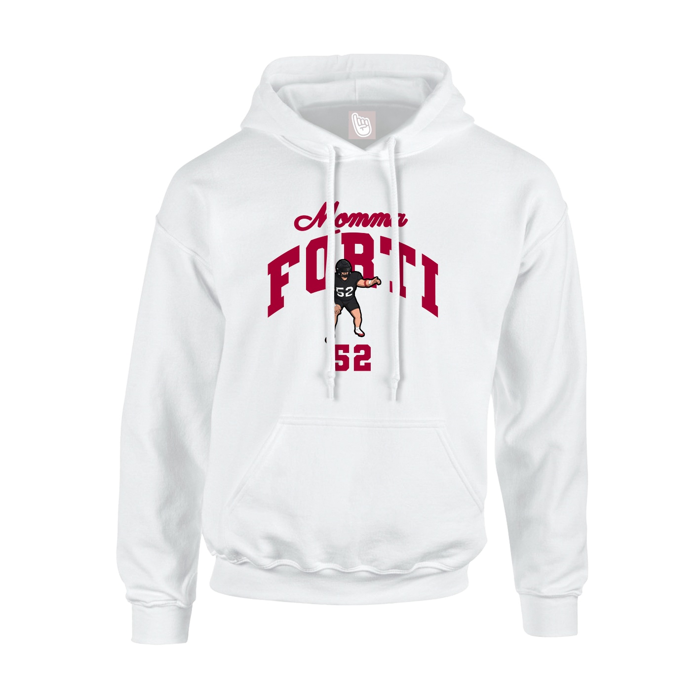 Youth Hoodie — Mothers Day Arch in White