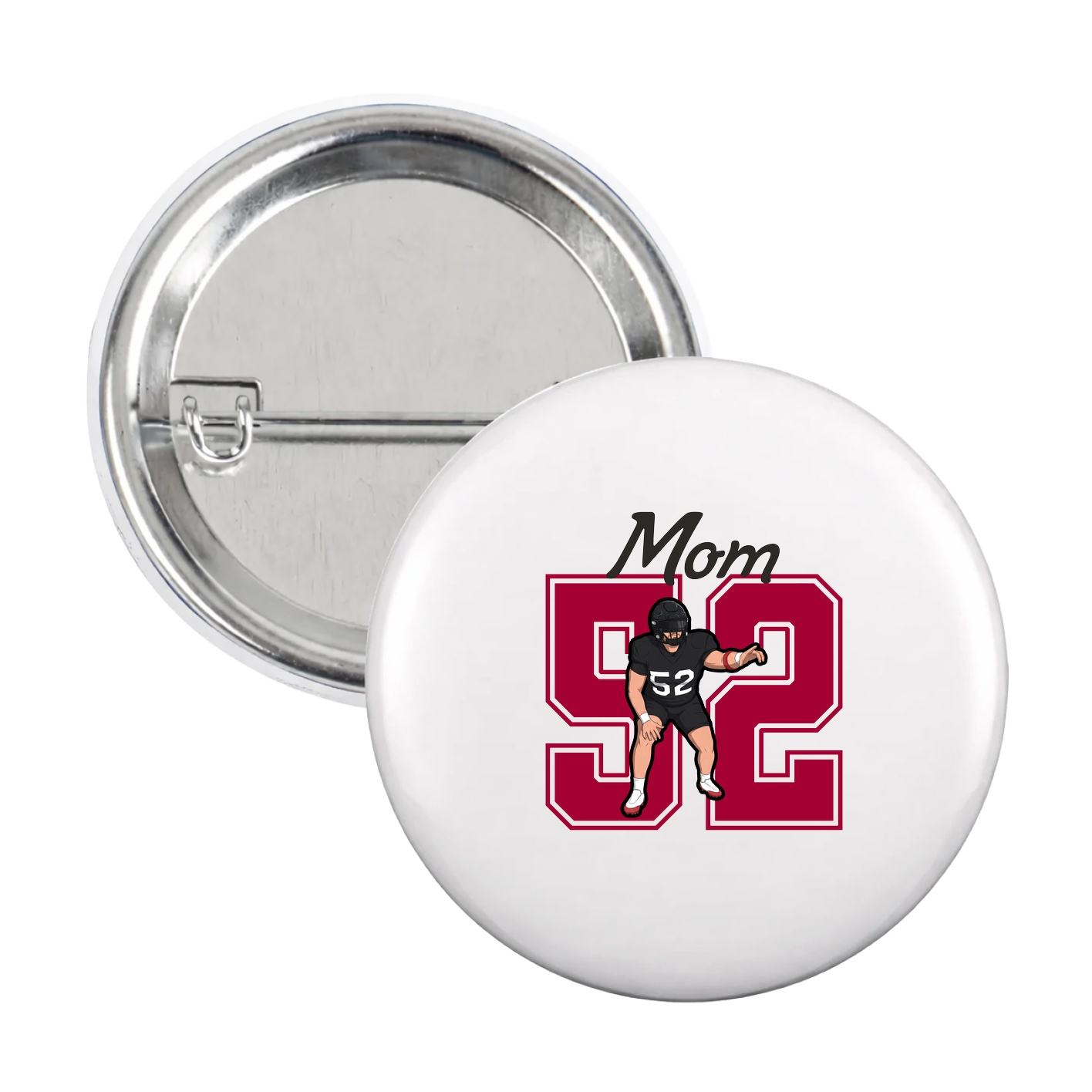 Game Day Button — Mothers Day Shirsey in White
