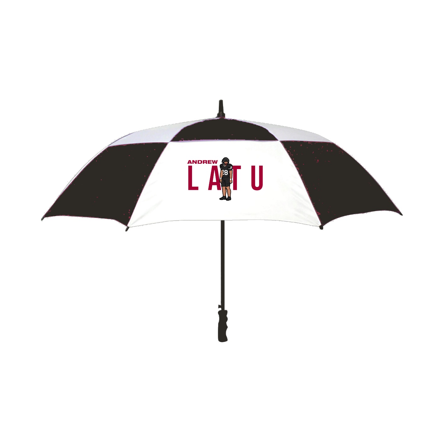 Golf Umbrella — Player Name in Black