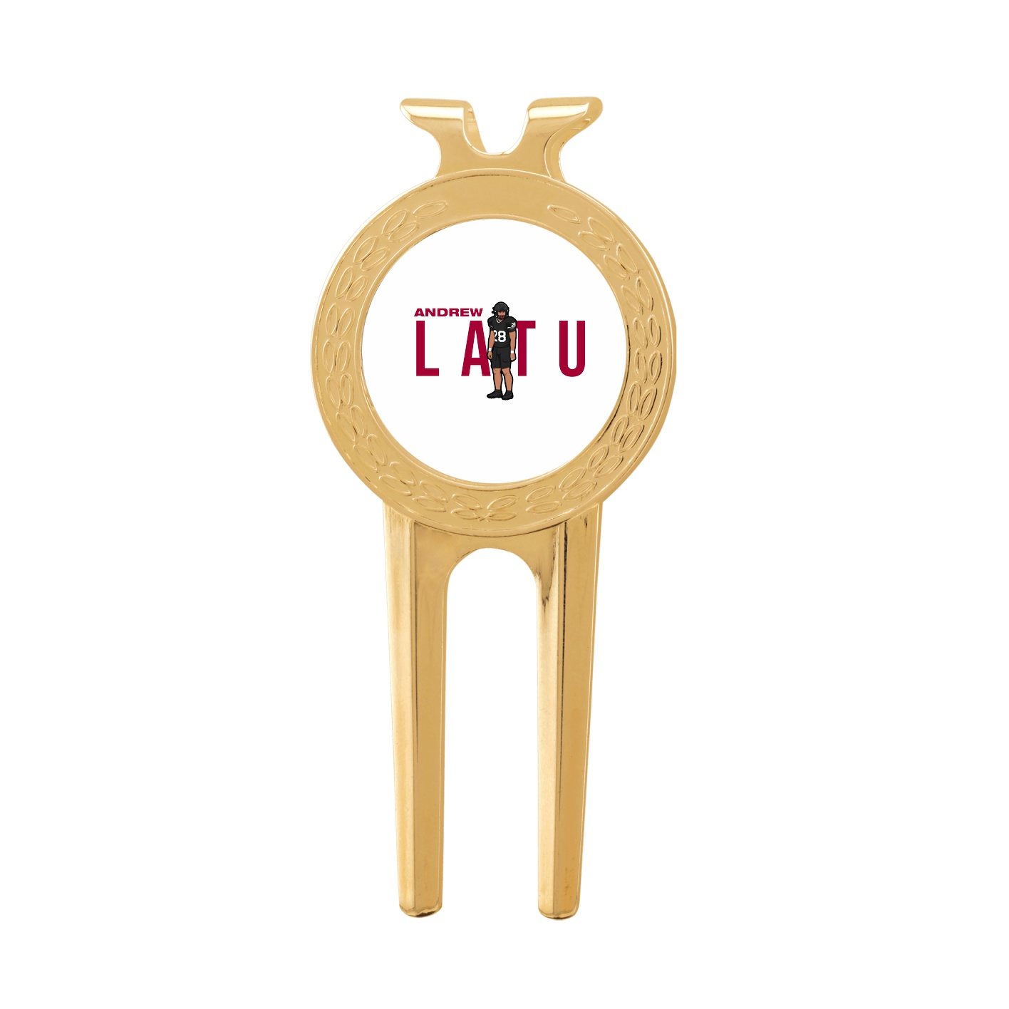 Divot Tool with Ball Marker — Player Name in Classic