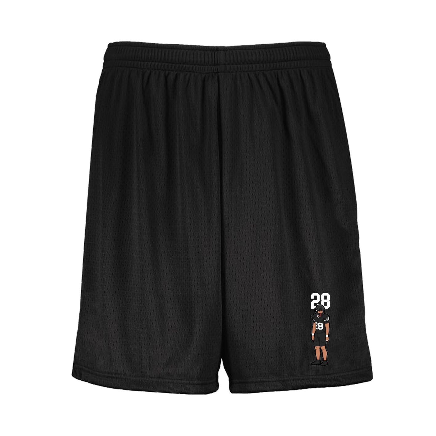 Shorts — Number Top in Black