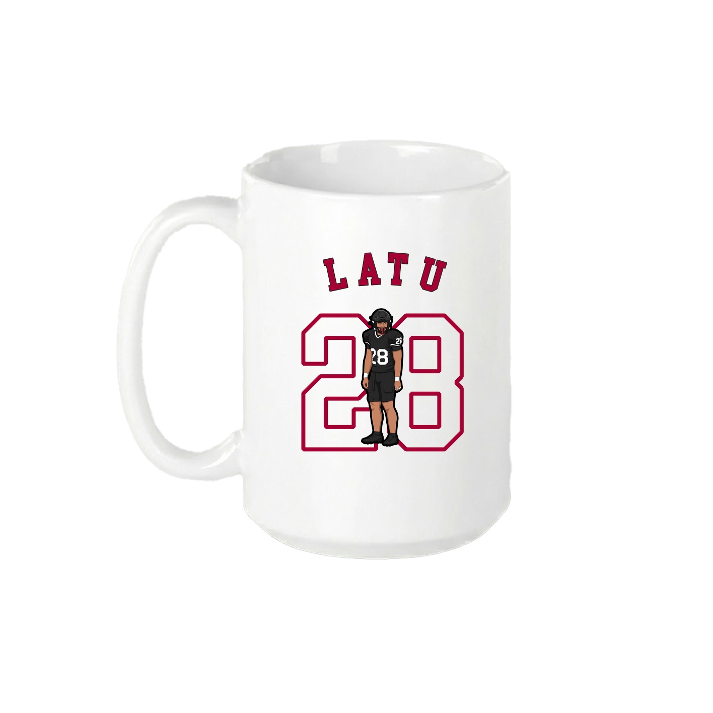 15oz Coffee Mug — Shirsey Arch in White