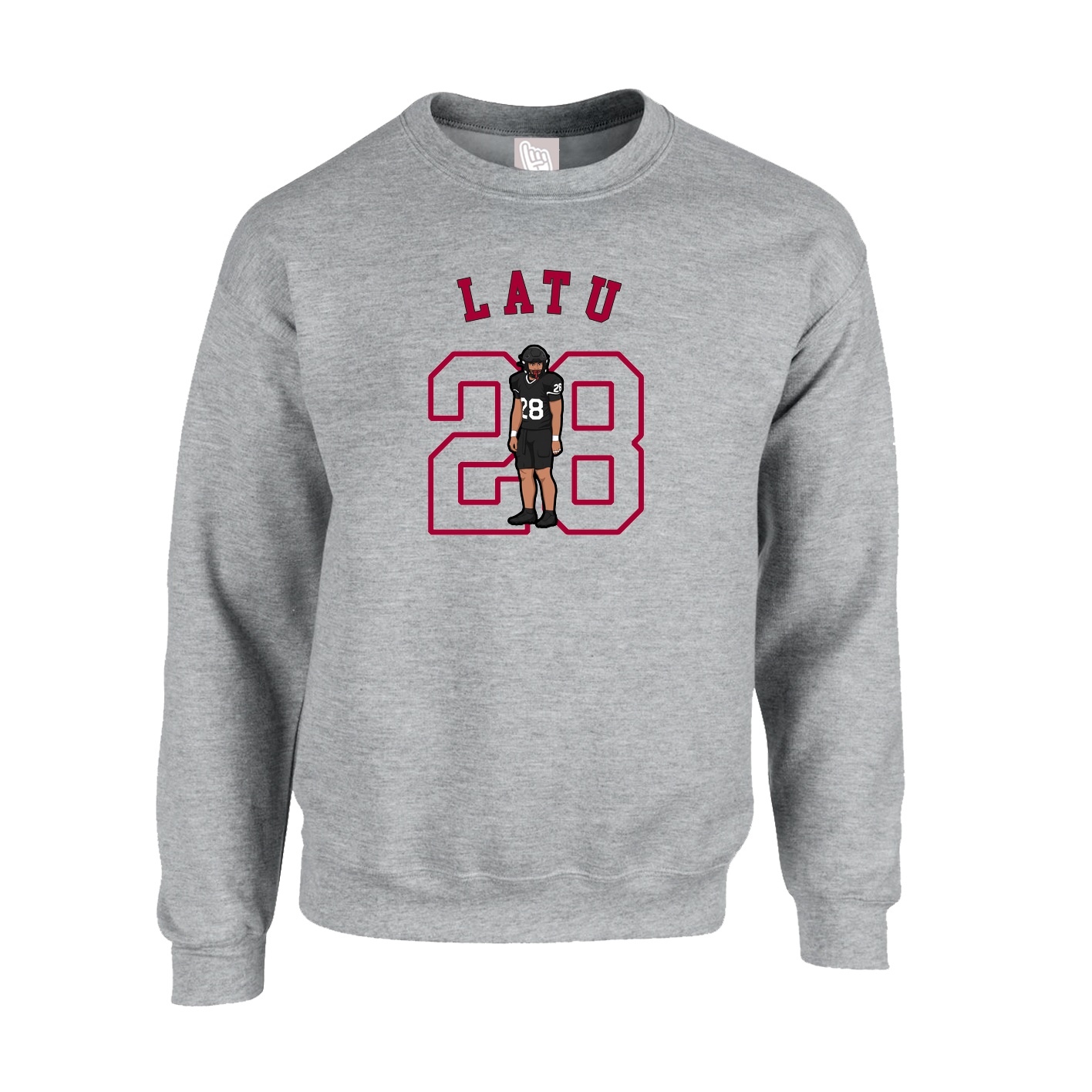 Fleece Crew — Shirsey Arch in Grey