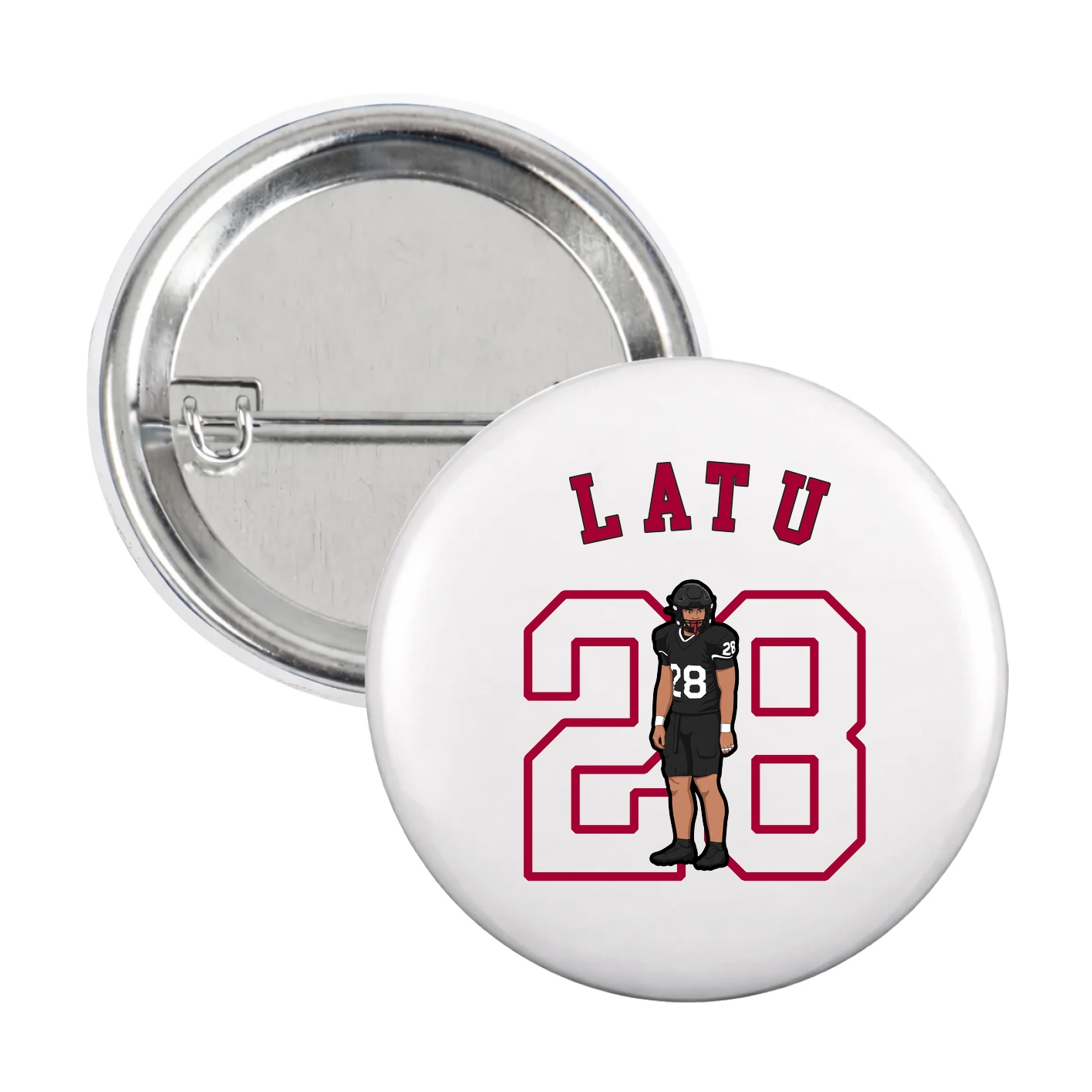Game Day Button — Shirsey Arch in White