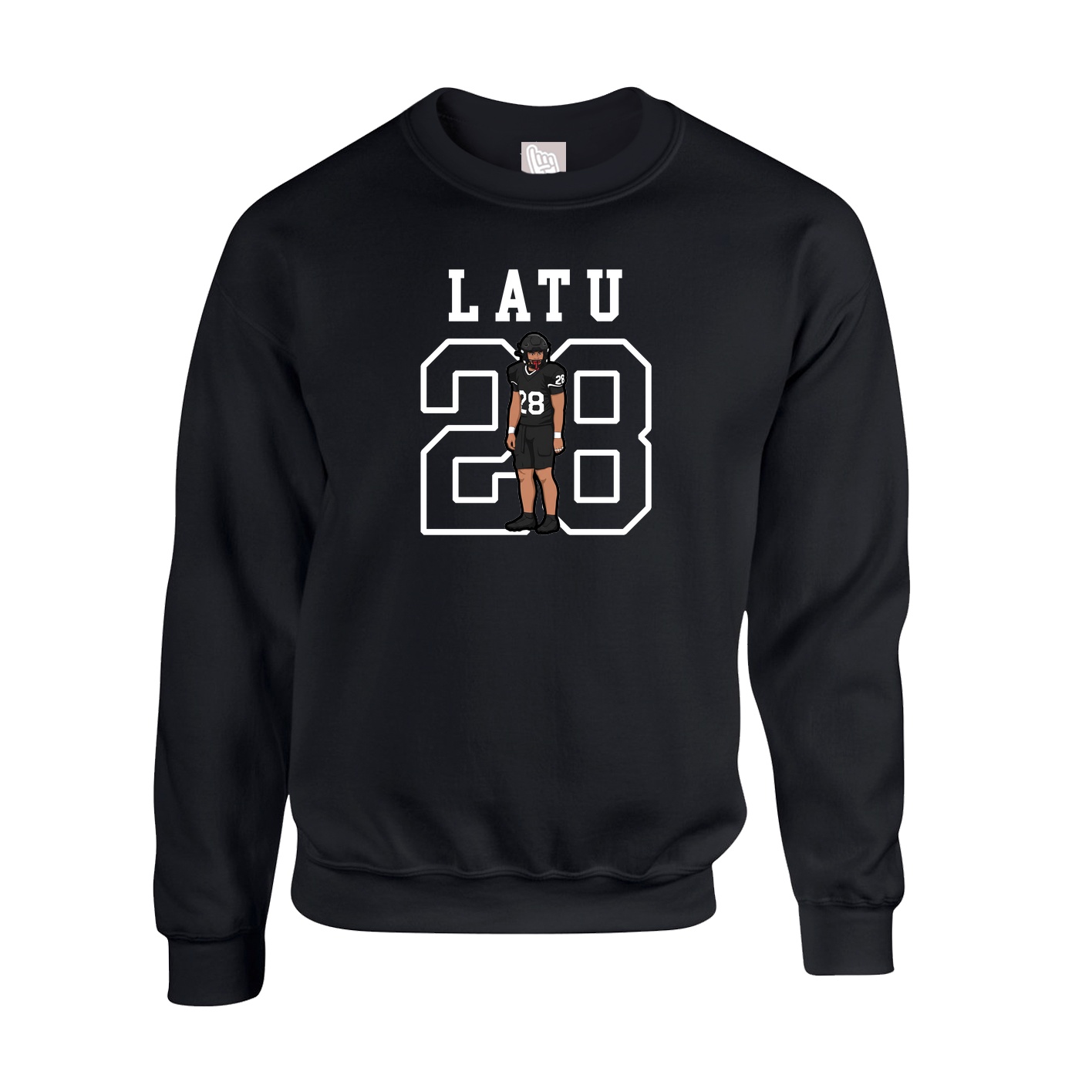 Fleece Crew — Shirsey in Black