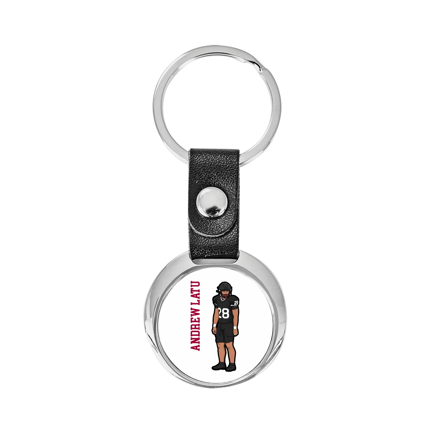Key Chain — Name Vertical in Classic
