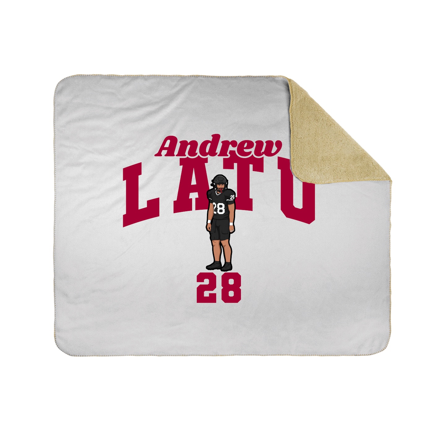 Throw Blanket — Signature Arch in White