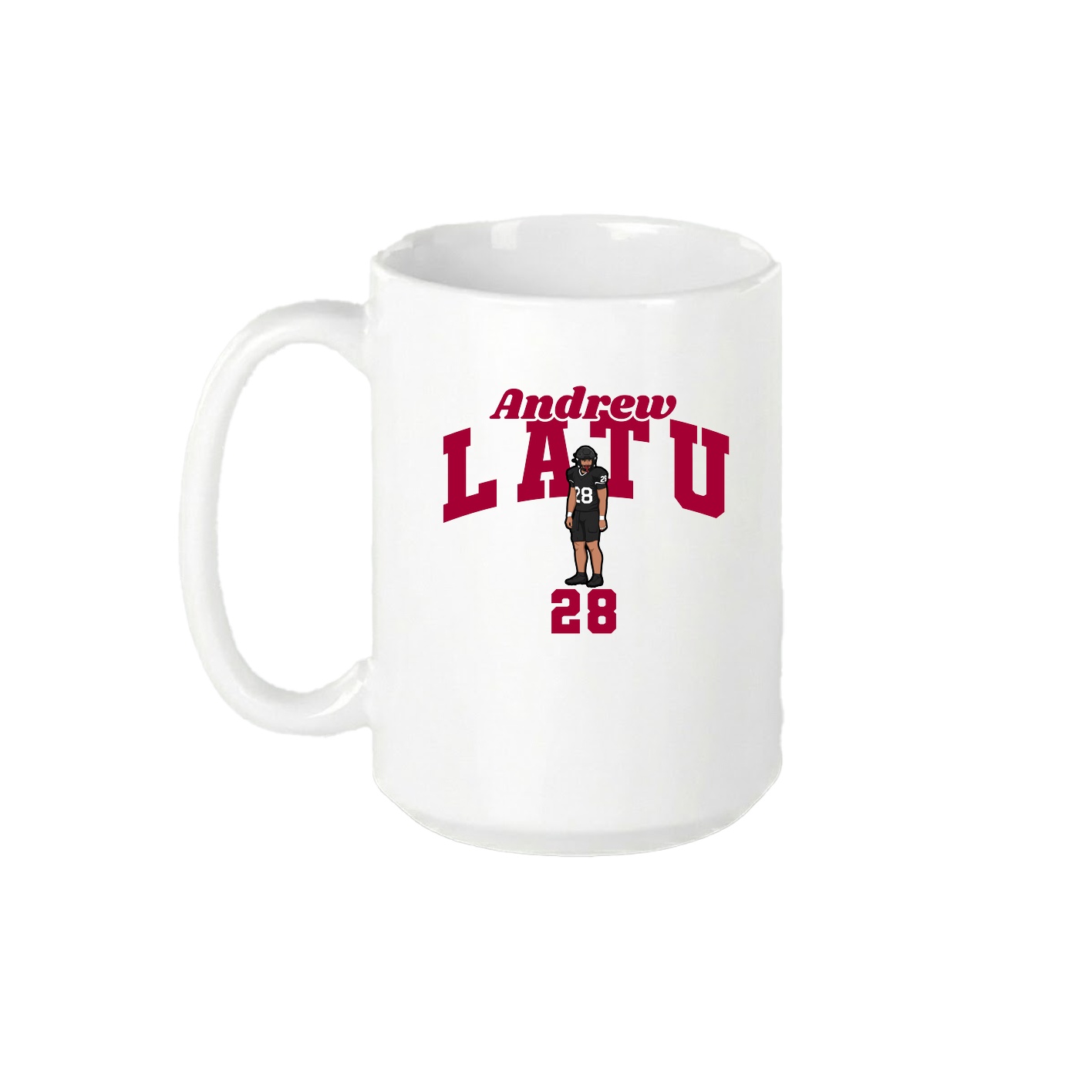 15oz Coffee Mug — Signature Arch in White