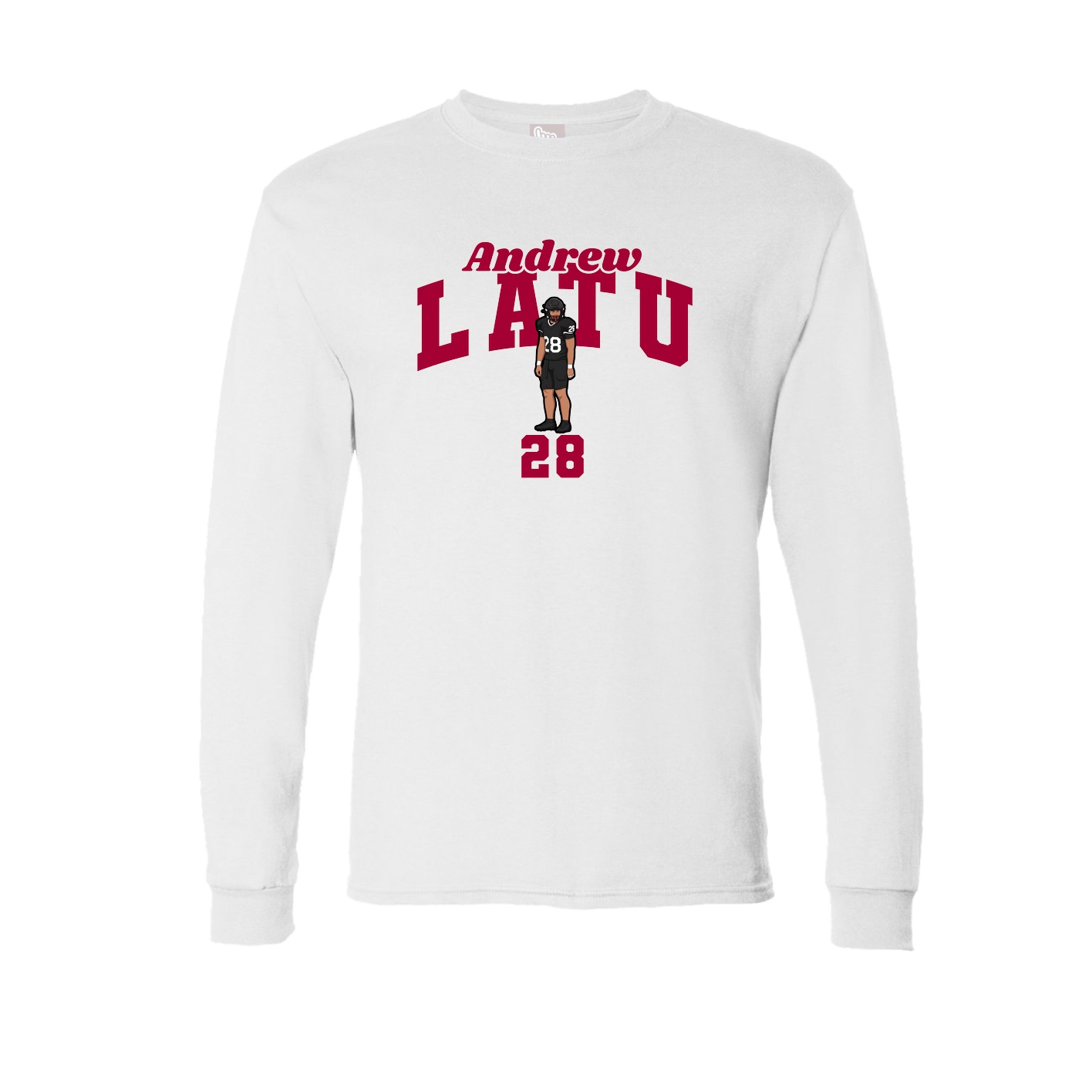 Long Sleeve Tee — Signature Arch in White
