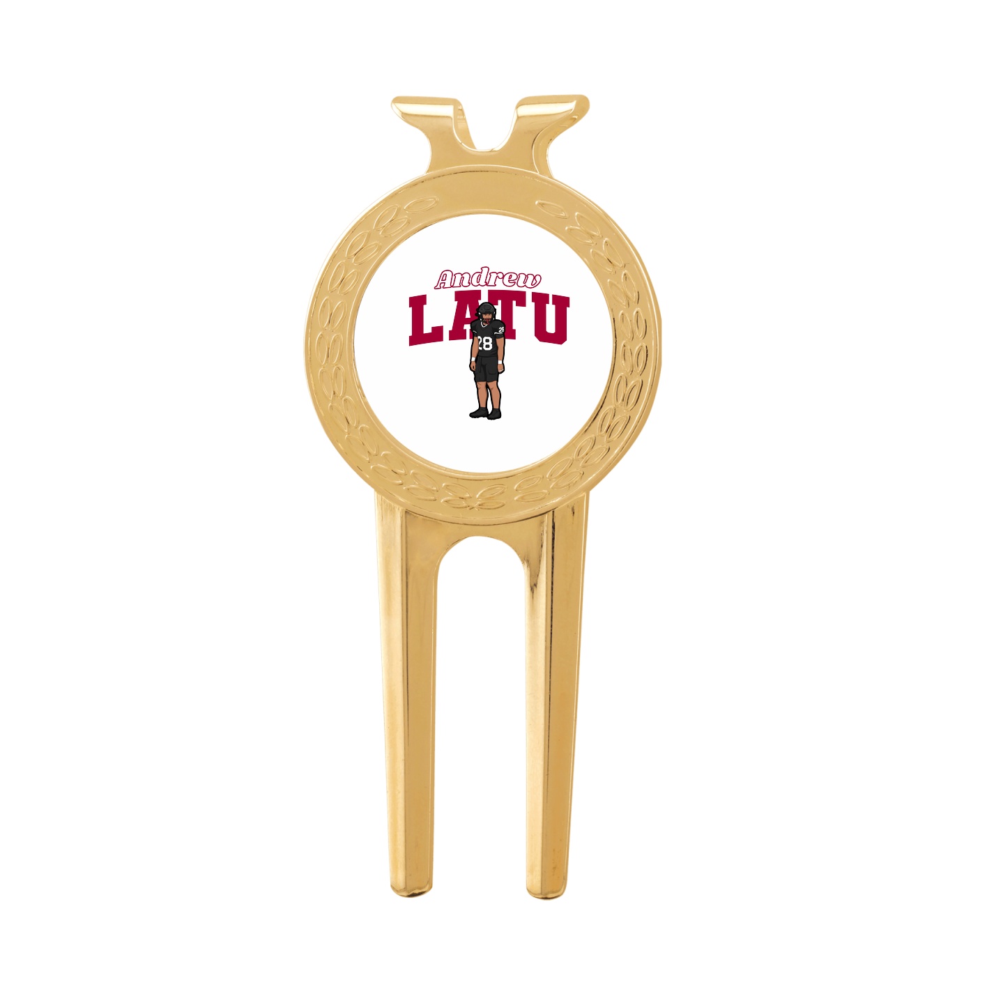 Divot Tool with Ball Marker — Name Arch in Classic