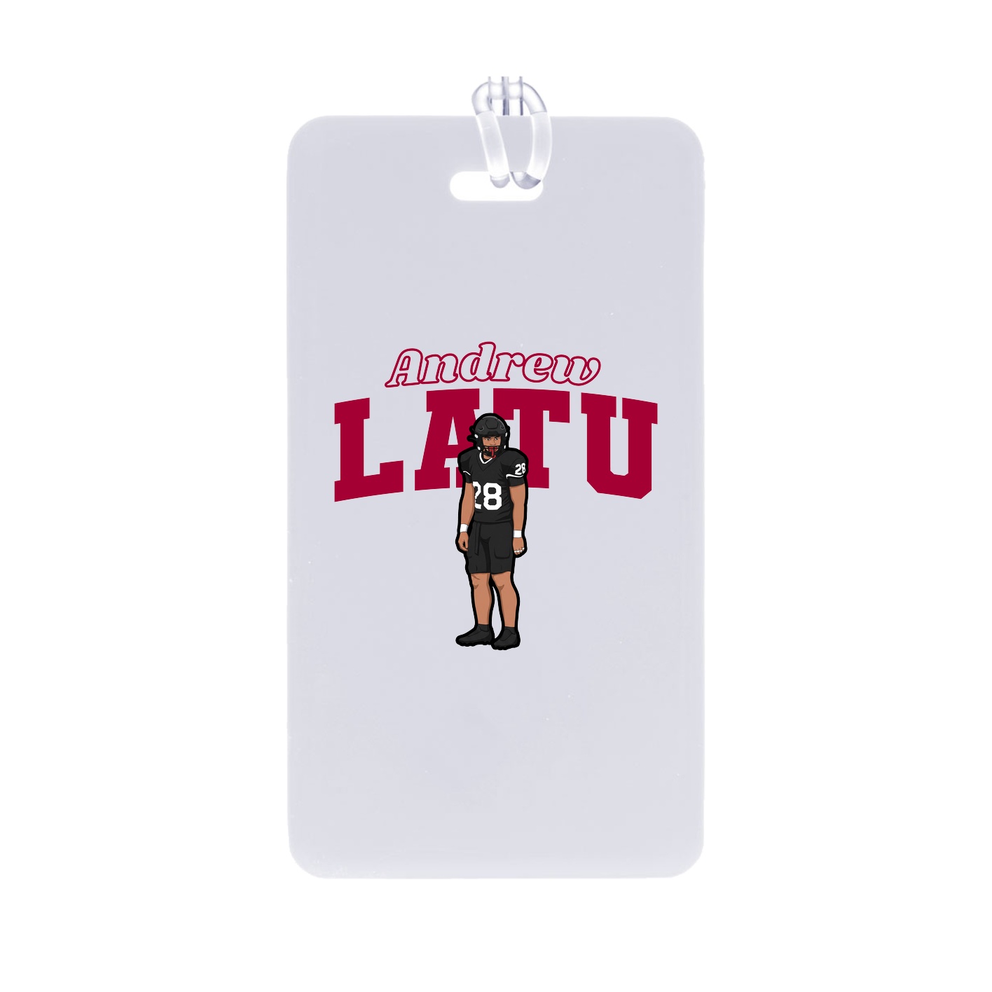 Bag Tag — Name Arch in Classic