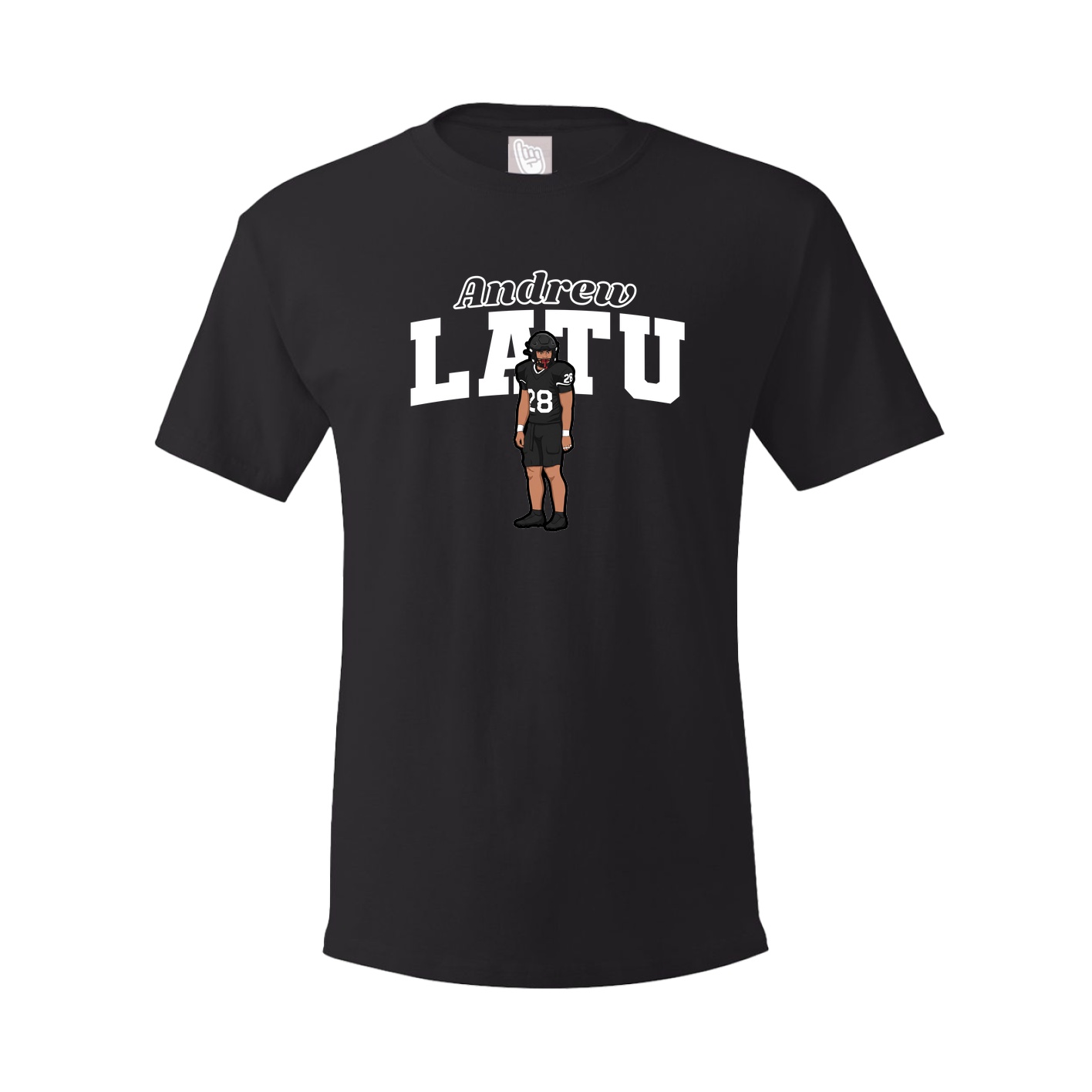 Youth Tee — Name Arch in Black