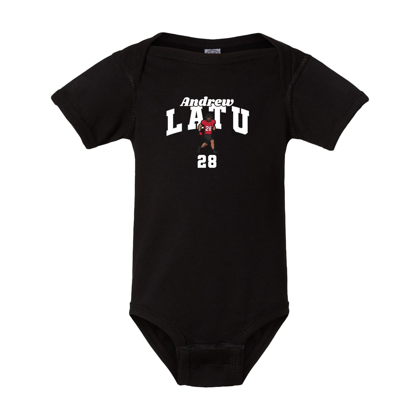 Baby Onesie — Signature Arch in Black
