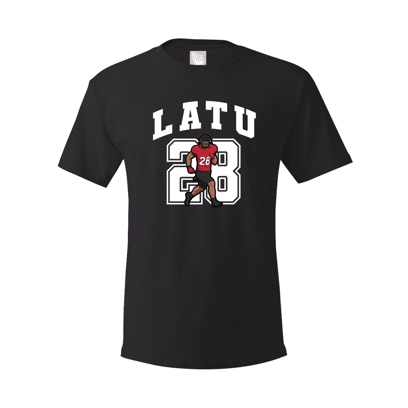 Youth Tee — Number in Black