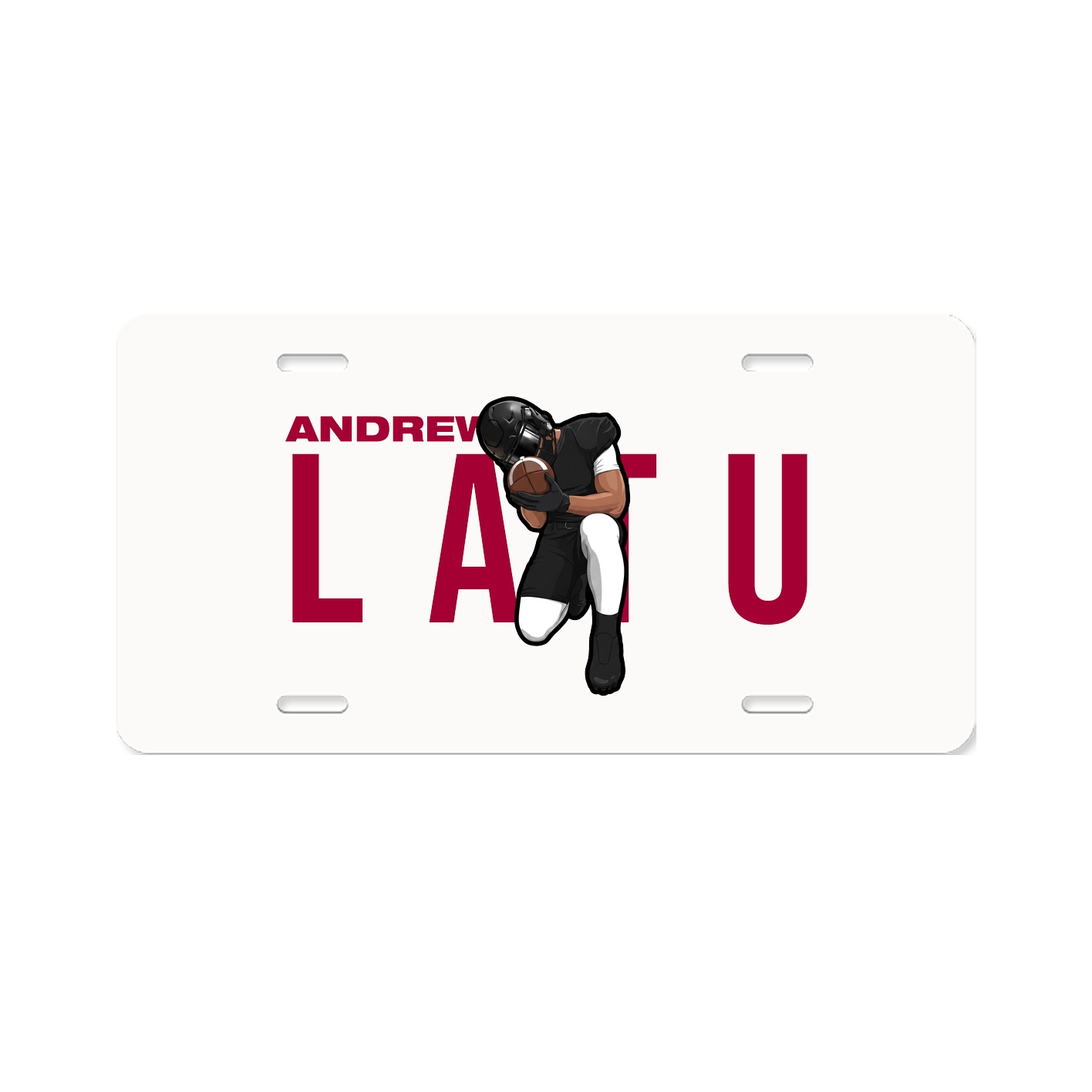License Plate — Player Name in Classic