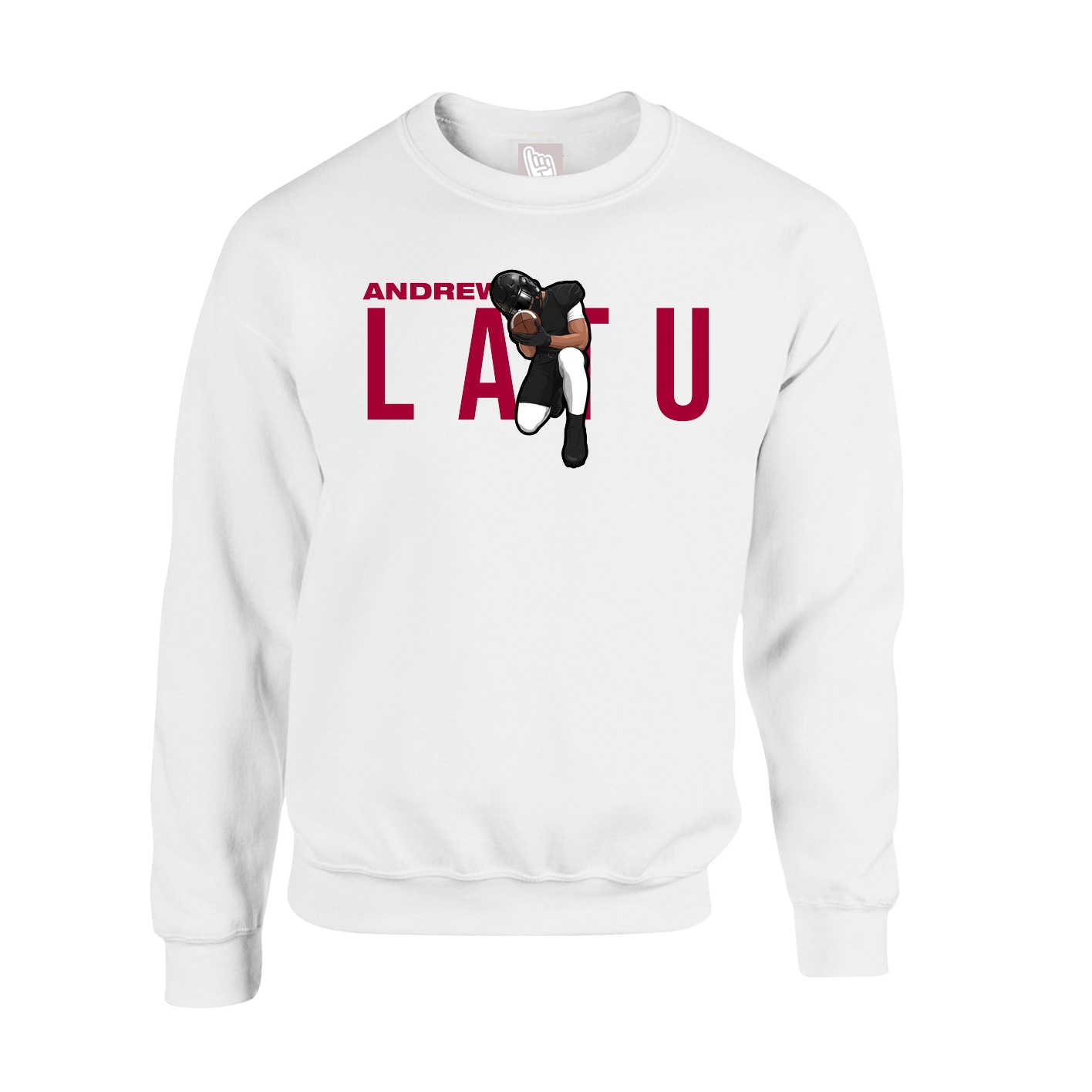 Fleece Crew — Player Name in White