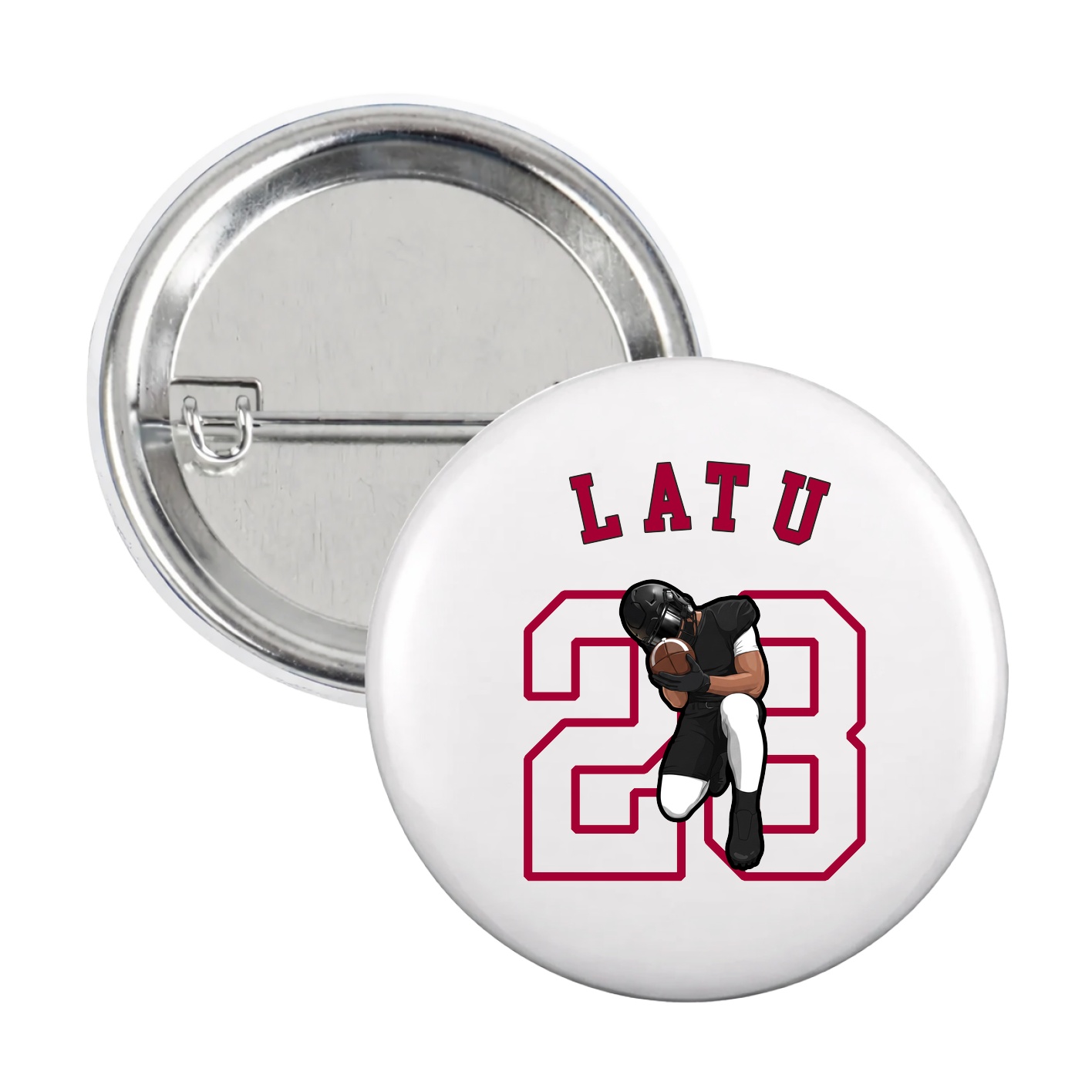 Game Day Button — Shirsey Arch in White