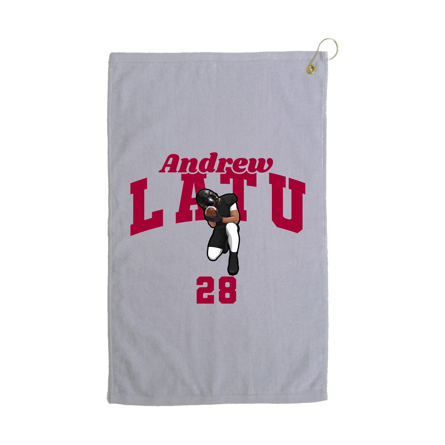 Golf Towel — Signature Arch in Grey