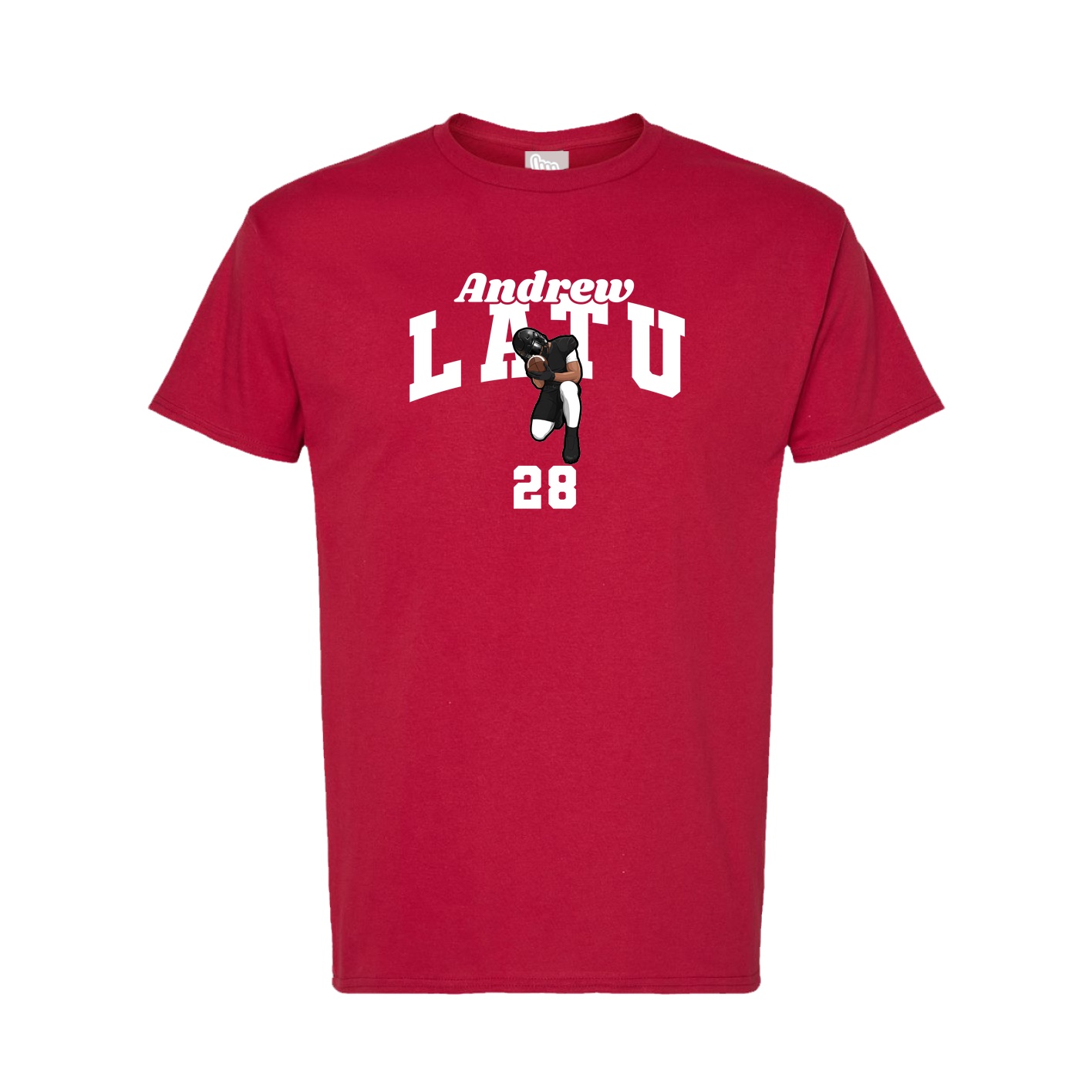 Tee — Signature Arch in Crimson