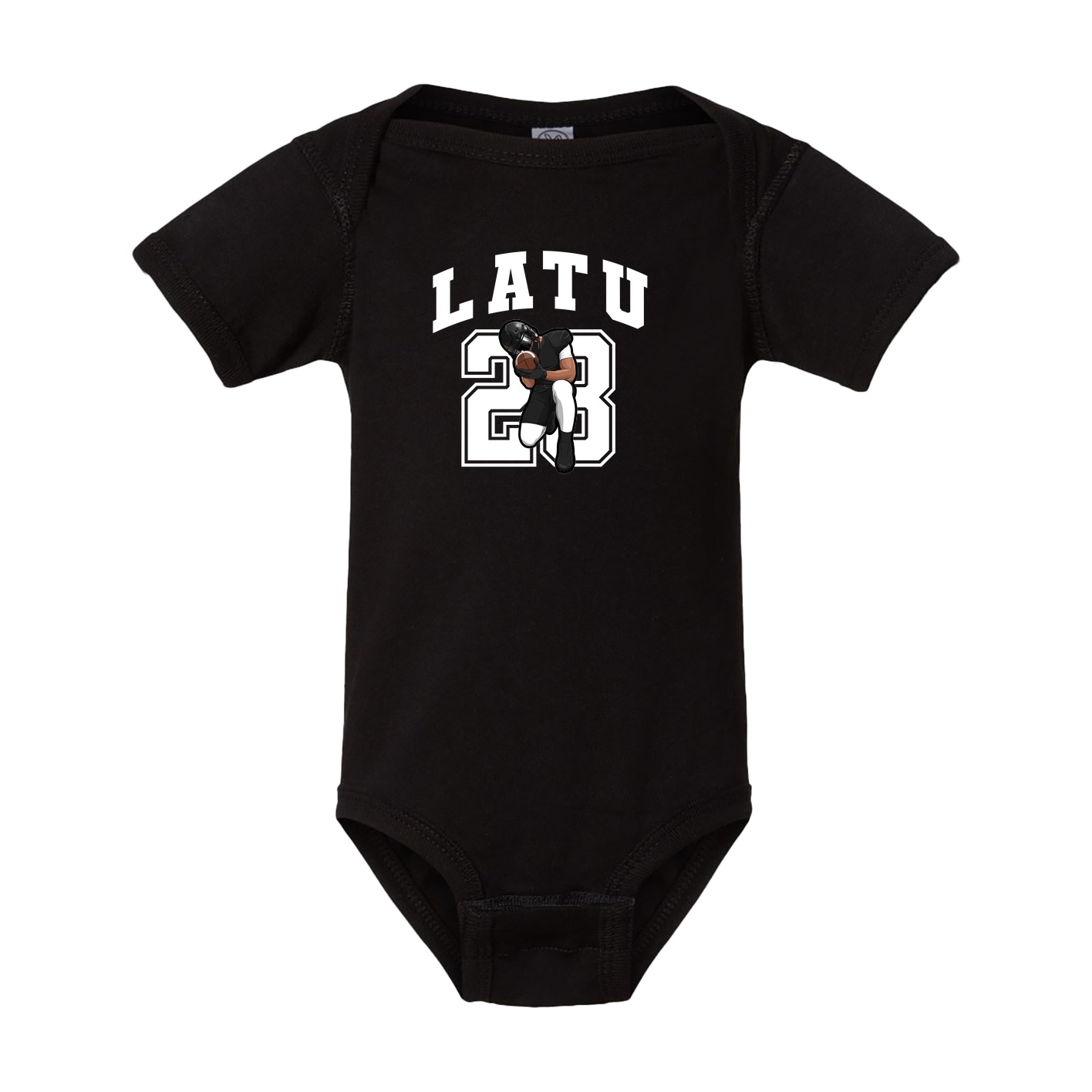 Baby Onesie — Number in Black