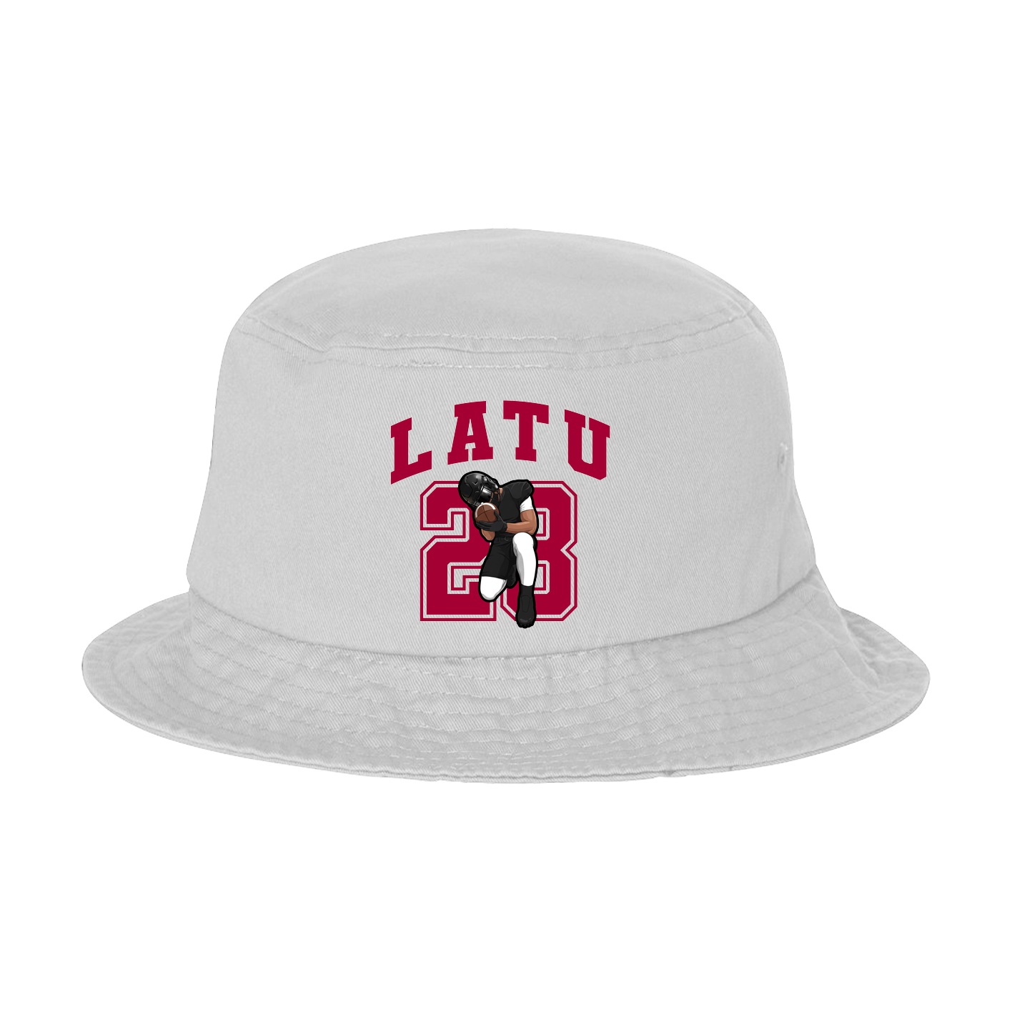 Bucket Cap — Number in White
